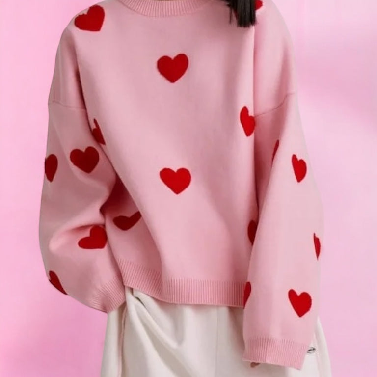 Oversized Heart Sweater