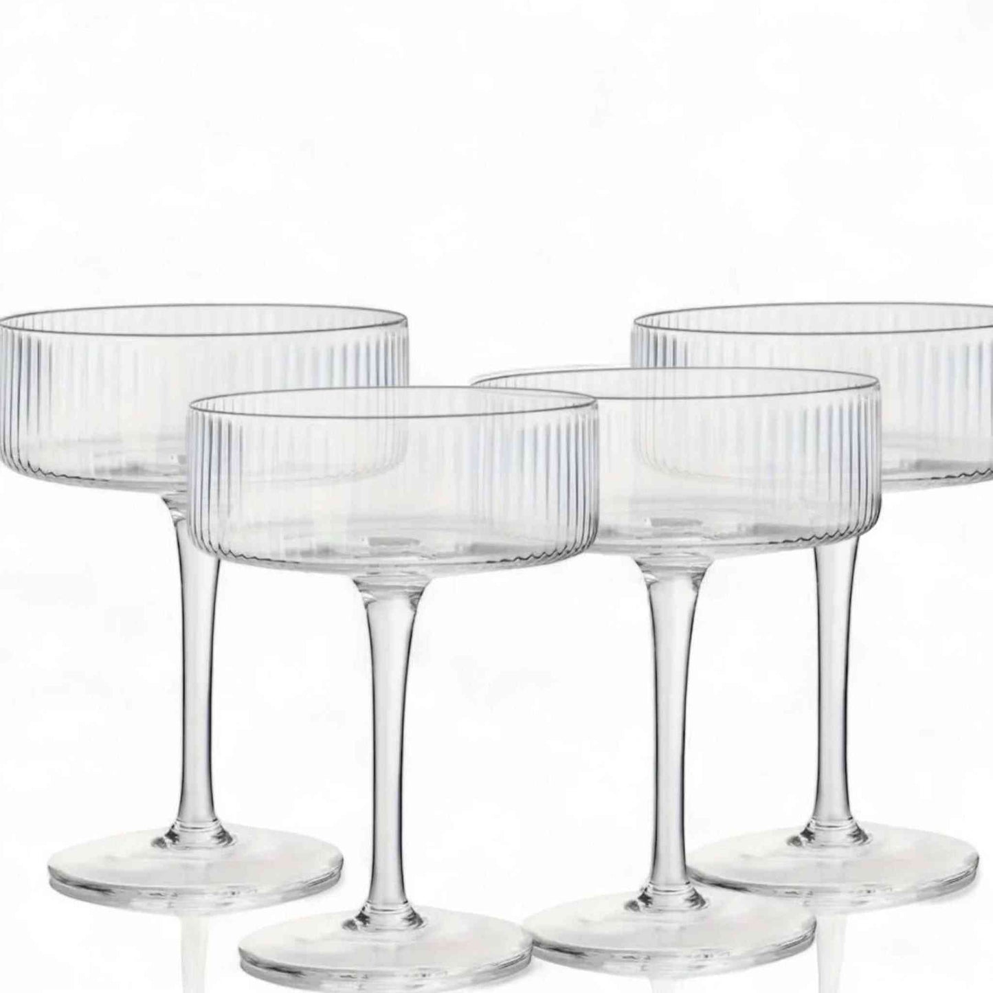 
                  
                    Clear Mixed Beverage Coupe Glassware – 8 oz - Curated Home Decor
                  
                