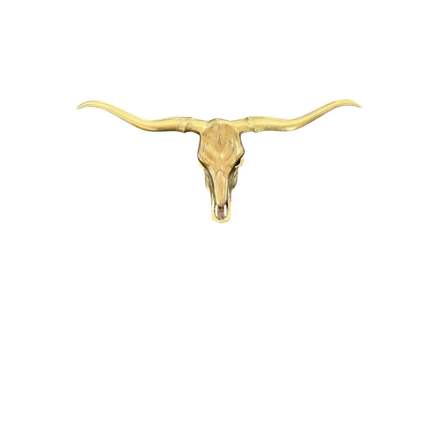 
                  
                    Vintage 30" Gold Longhorn Wall Mounted Sculpture - Curated Home Decor
                  
                