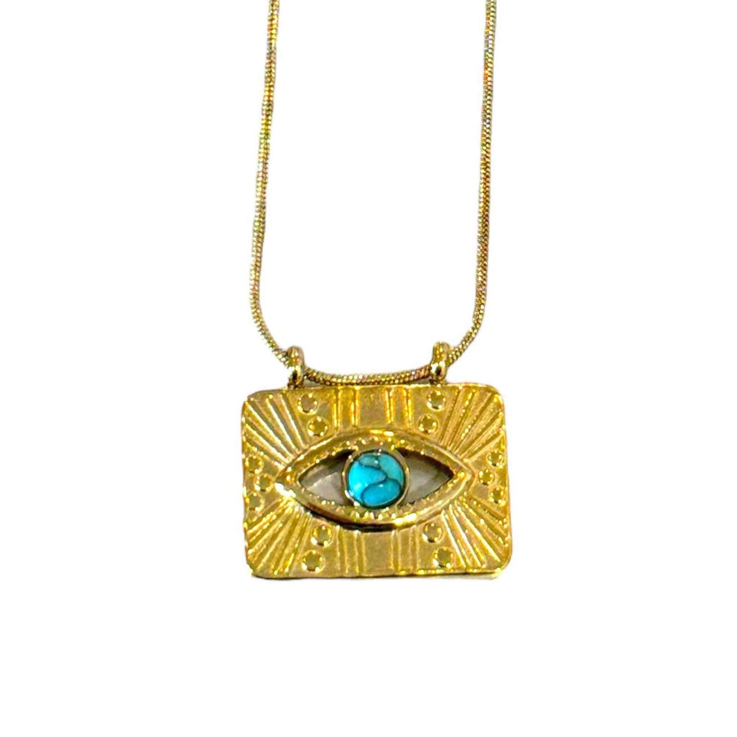 
                  
                    18K Gold Filled Evil Eye Pendant - Curated Home Decor
                  
                