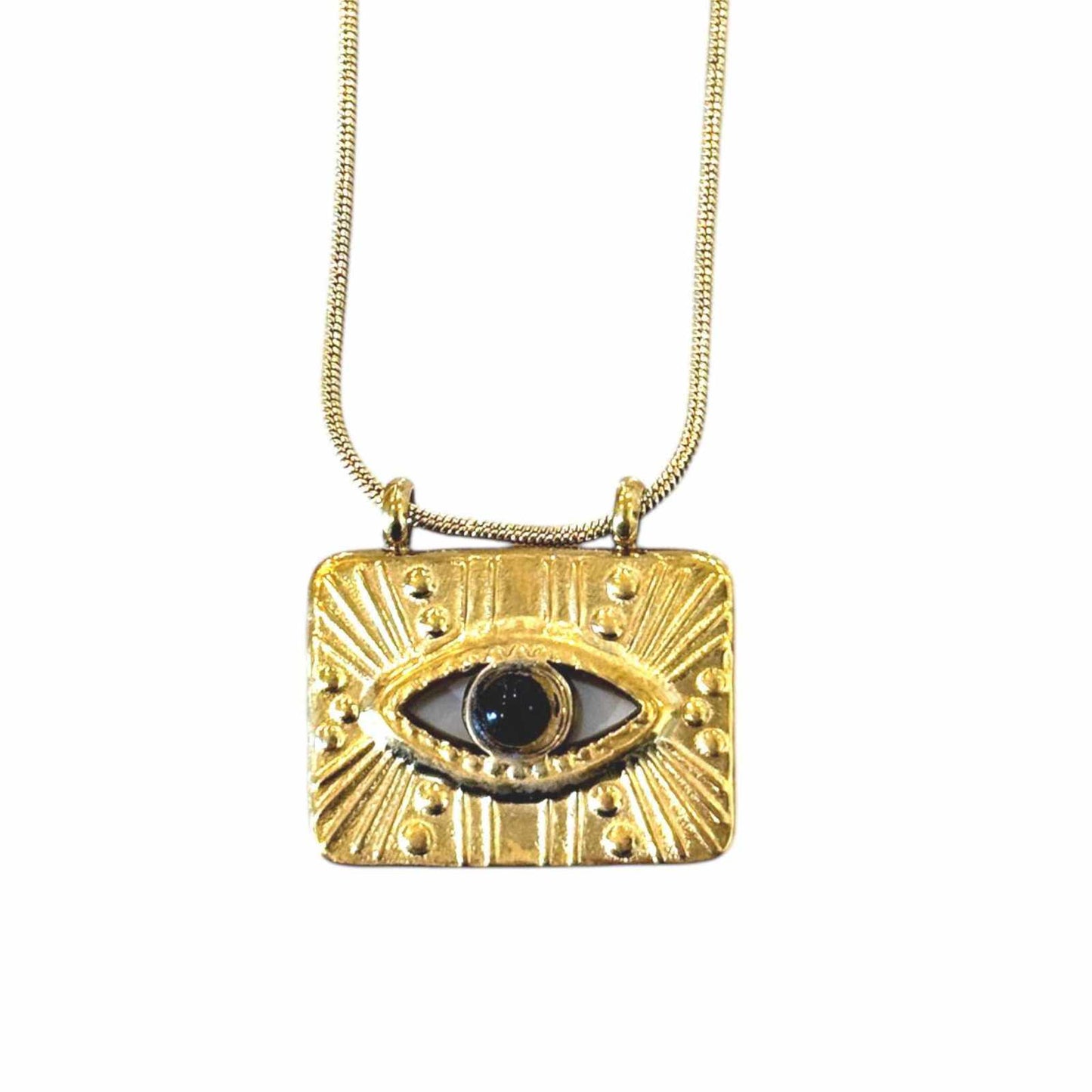 
                  
                    18K Gold Filled Evil Eye Pendant - Curated Home Decor
                  
                