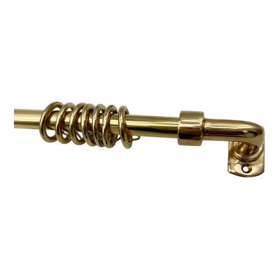 Brass Cafe Curtain Rail 27”
