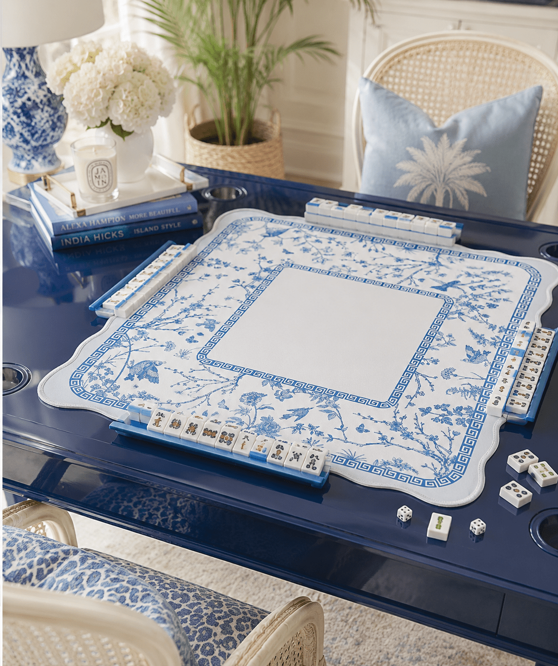 
                  
                    Chinoiserie Mahjong Playmat - Curated Home Decor
                  
                