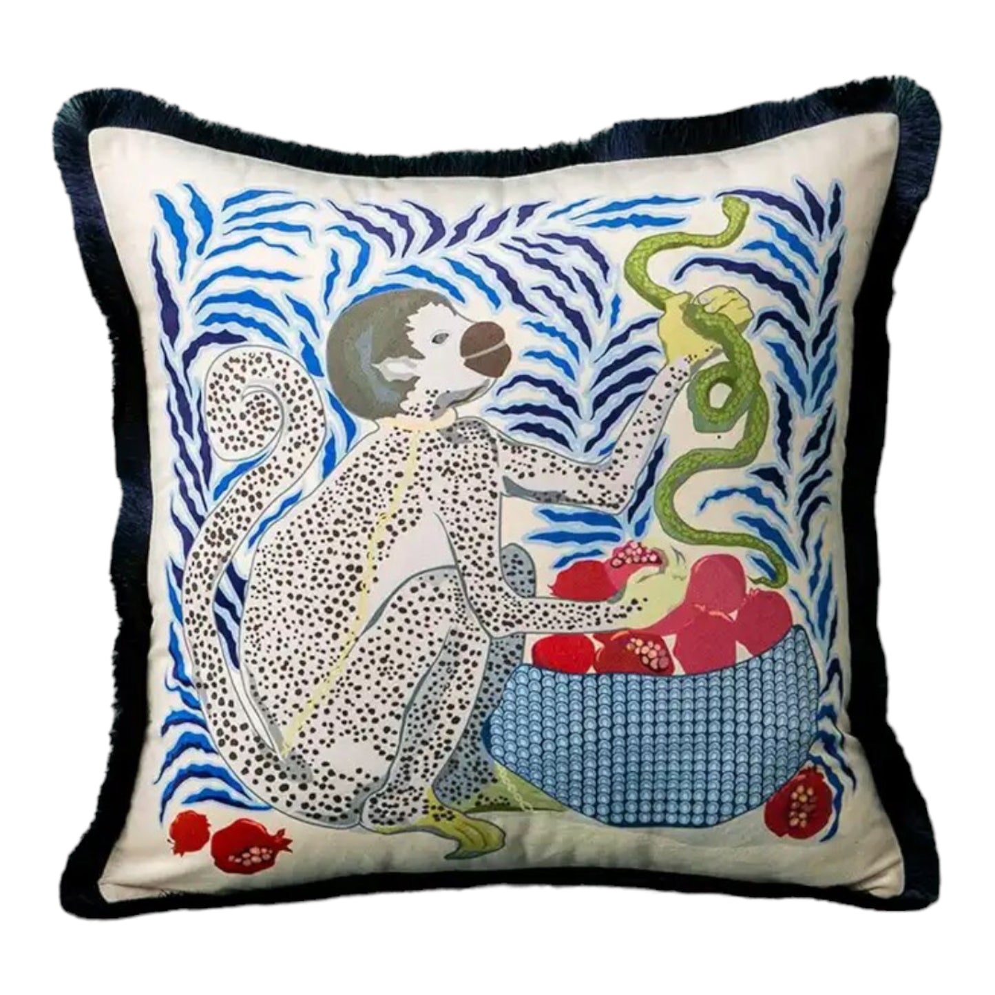 Load image into Gallery viewer, Monkey Jungle Velvet Pillowcase
