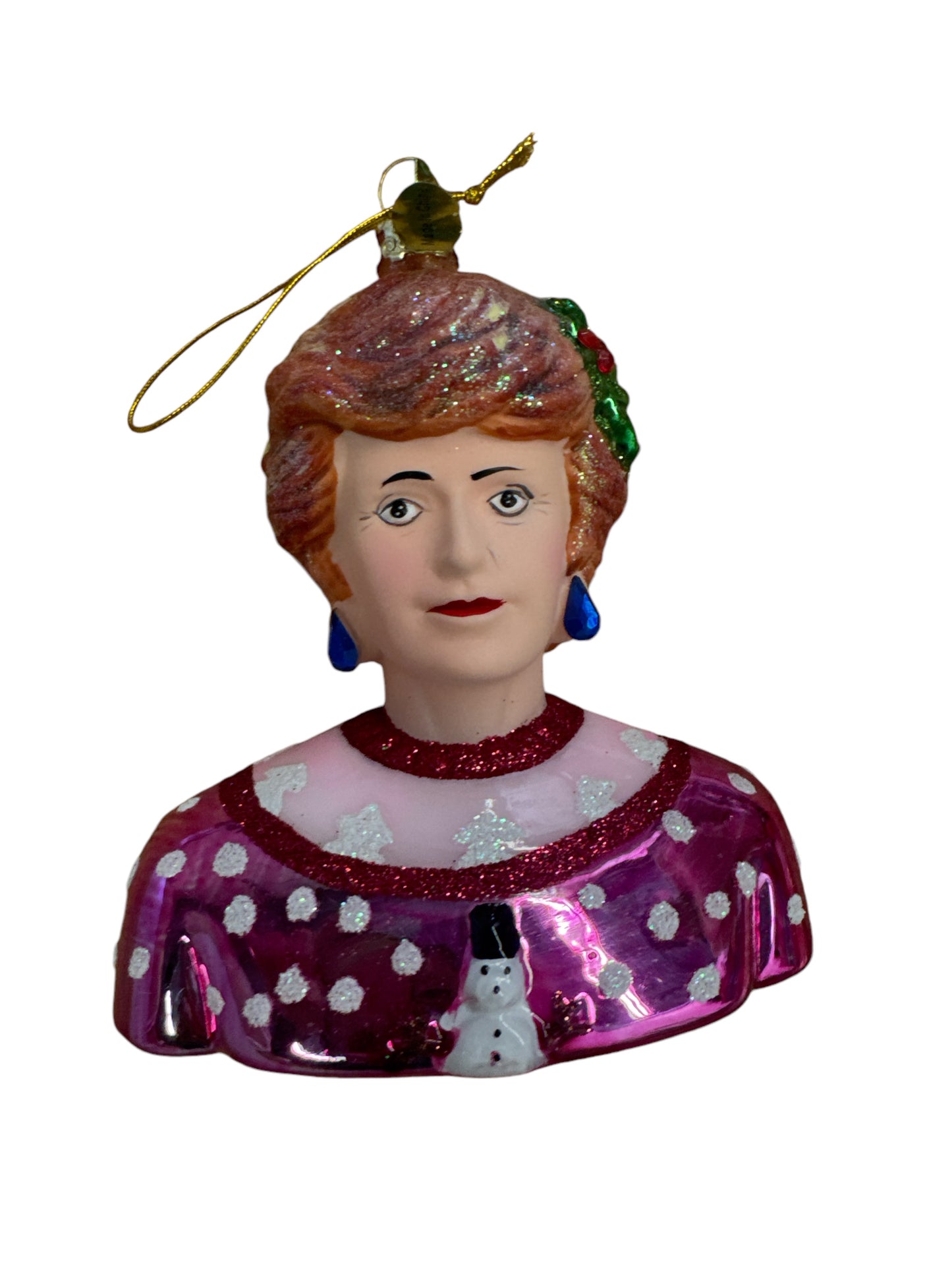 May Your Christmas Be Golden Girls Glass Christmas Ornaments - Curated Home Decor