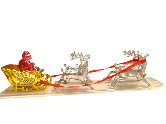 Vintage Original 15" Irwin Santa Sleigh - Curated Home Decor