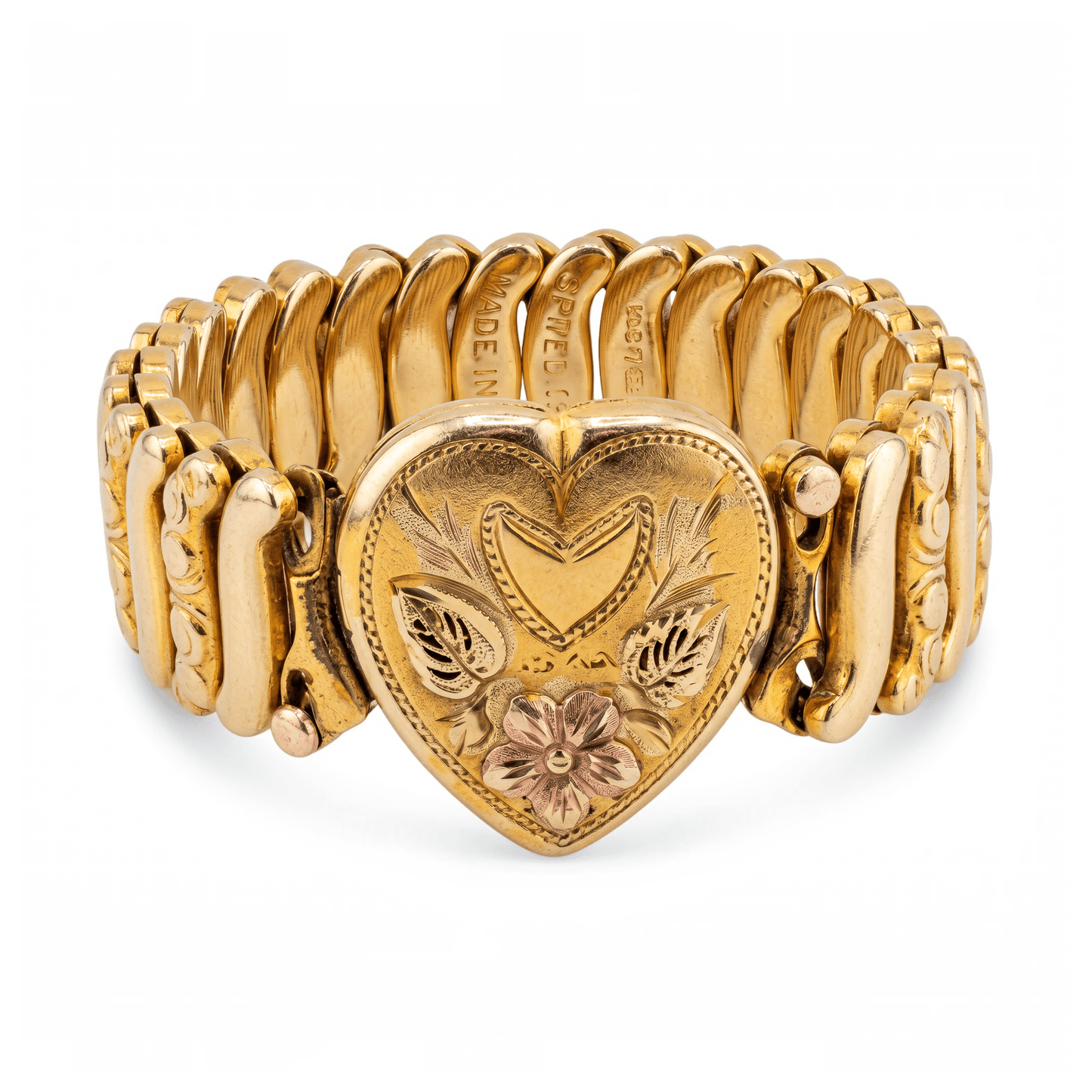 
                  
                    Antique Gold-Filled Sweetheart Expansion Bracelet - Curated Home Decor
                  
                