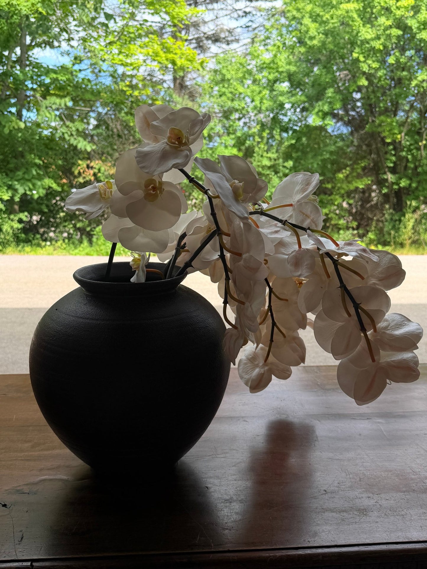 Real Touch White Phalaenopsis Orchid Stem - Curated Home Decor