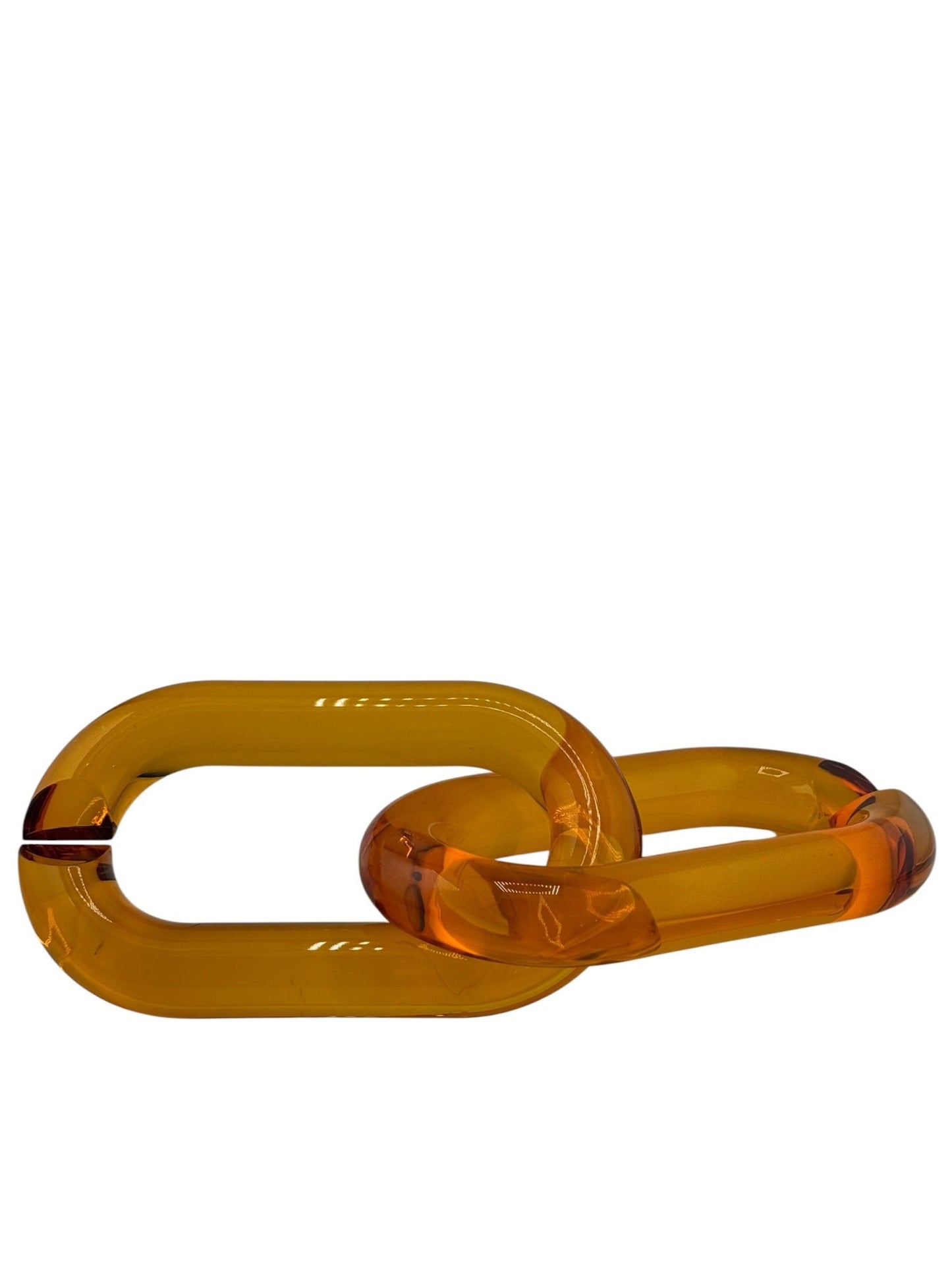 
                  
                    Sculptural Glass Chain Link — Modular Decor Object - Curated Home Decor
                  
                