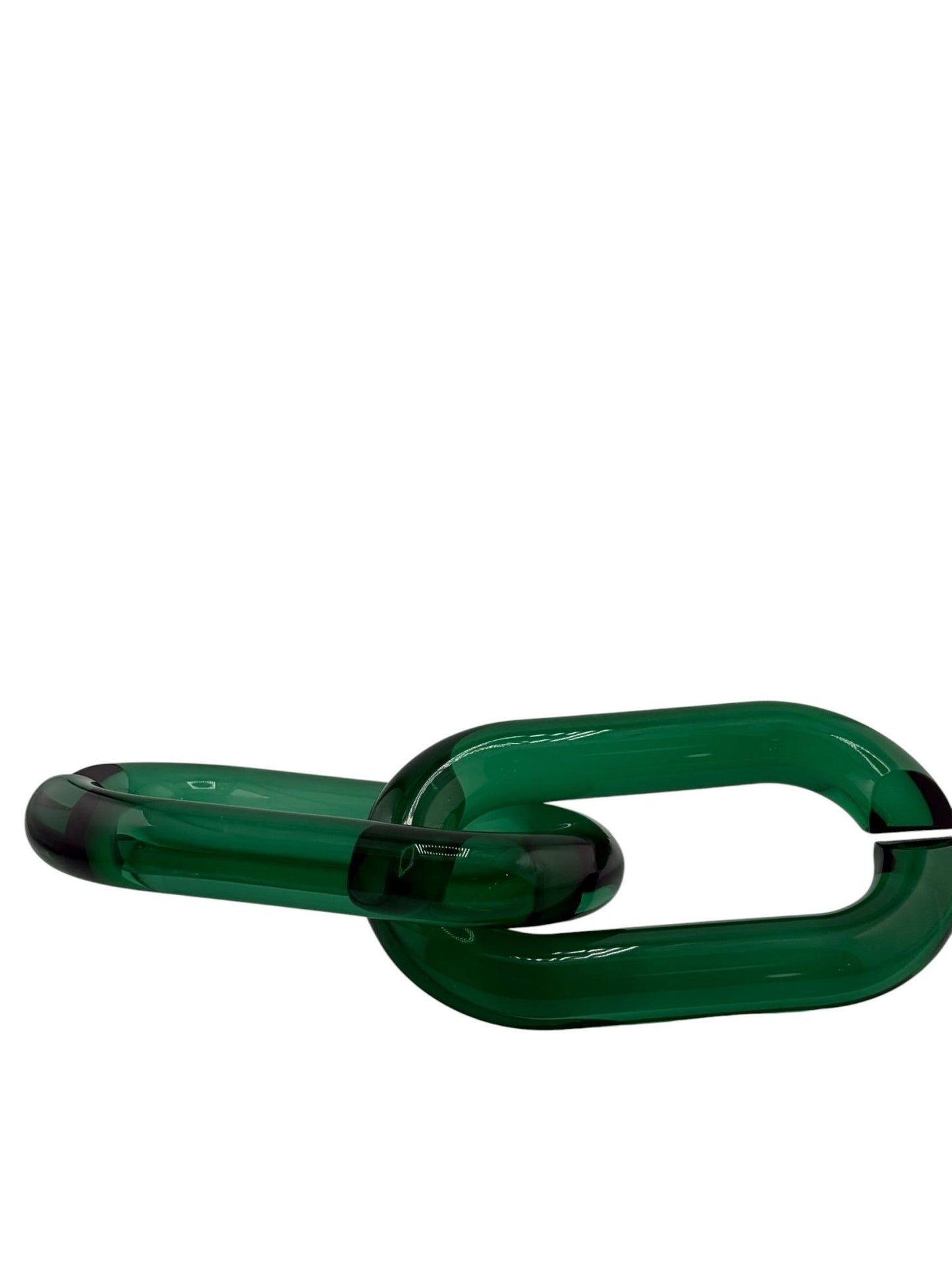 
                  
                    Sculptural Glass Chain Link — Modular Decor Object - Curated Home Decor
                  
                