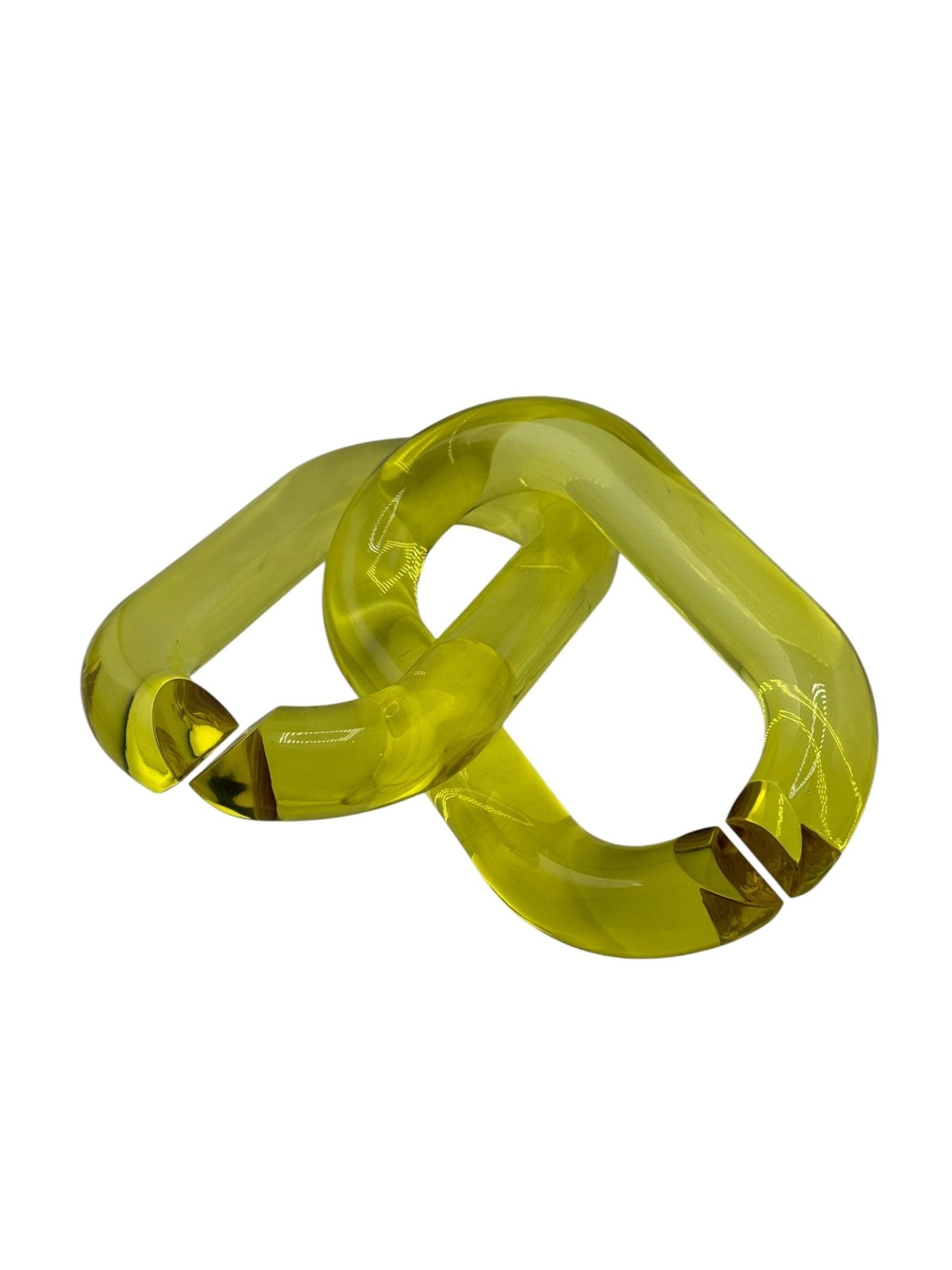 
                  
                    Sculptural Glass Chain Link — Modular Decor Object - Curated Home Decor
                  
                