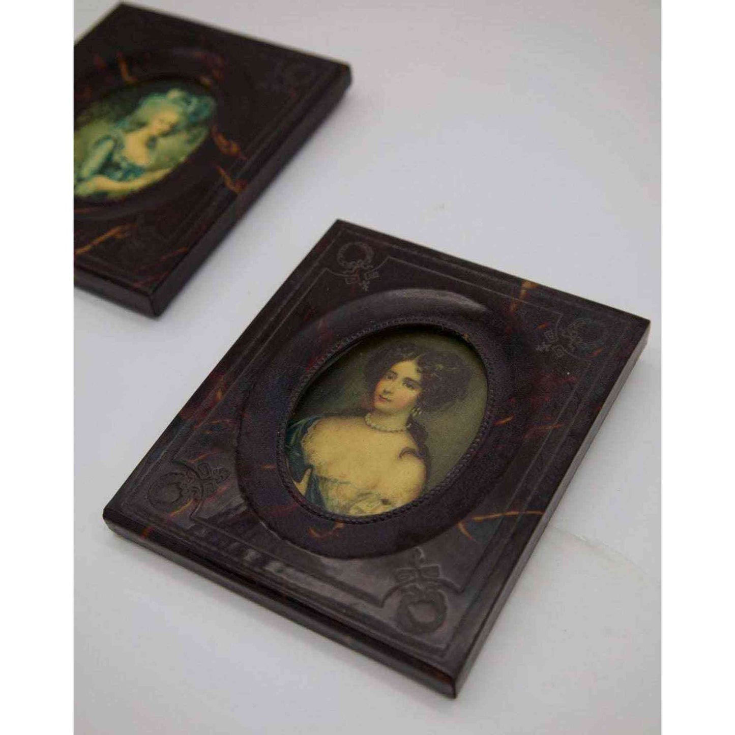 
                  
                    Antique German Transferware Portraits – Louise - Rosalie Dugazon & Marie Antoinette - Curated Home Decor
                  
                