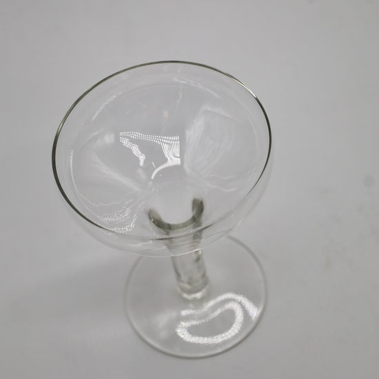 Vintage Hallow Stem Coupe Glasses, Set of 6