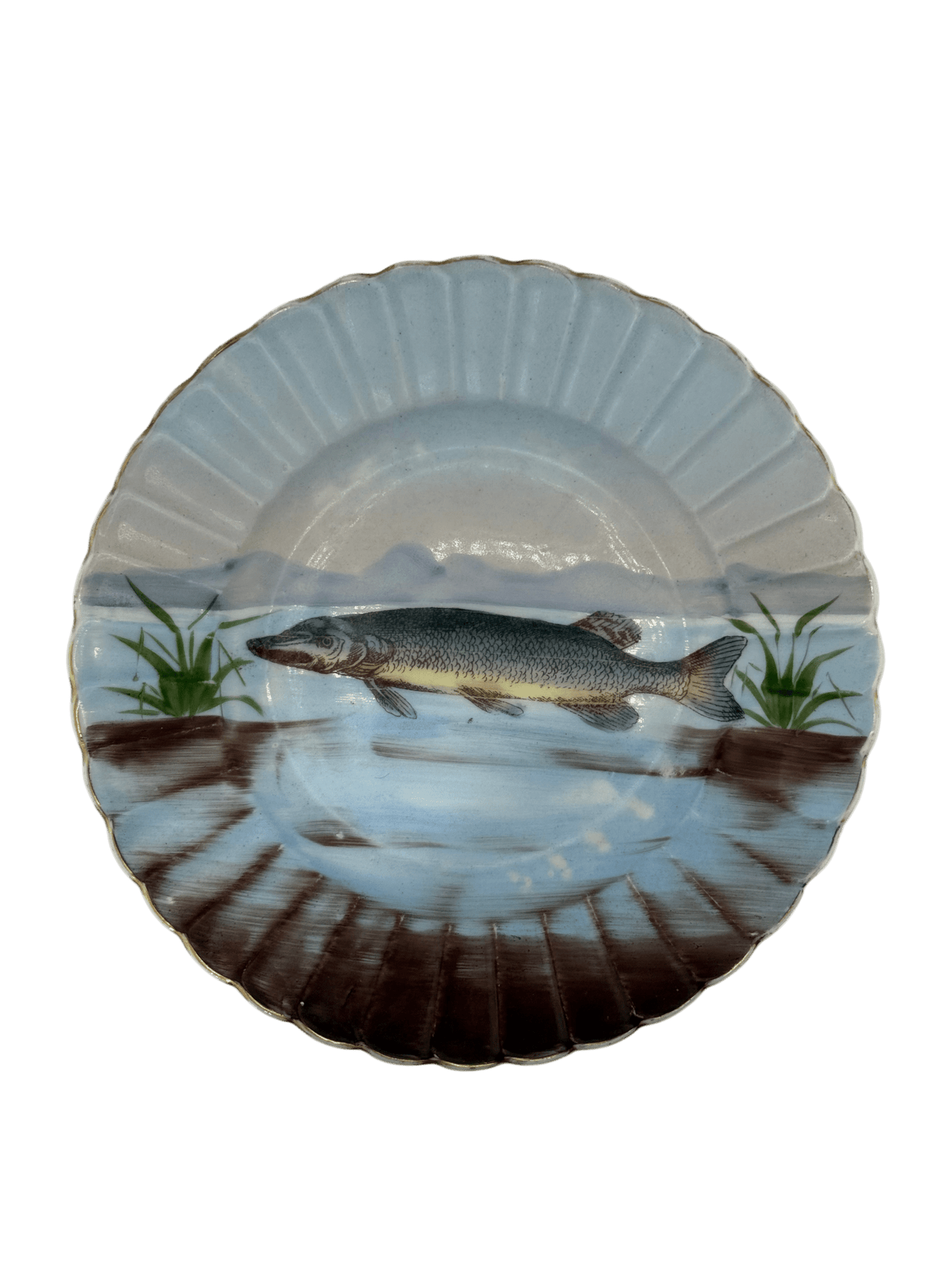 
                  
                    Pair of Vintage Hand-Painted Fish Plates - Curated Home Decor
                  
                