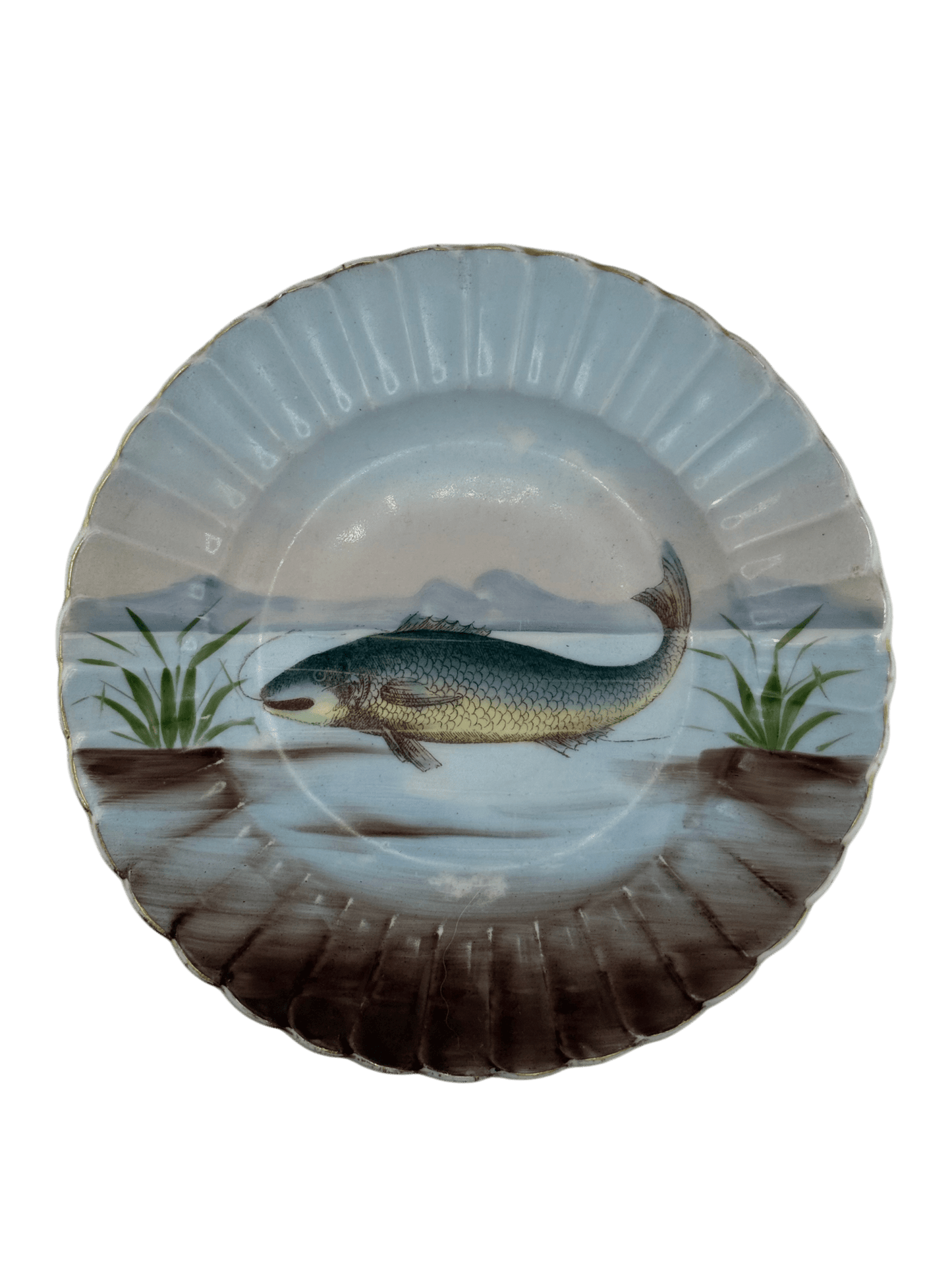 
                  
                    Pair of Vintage Hand-Painted Fish Plates - Curated Home Decor
                  
                