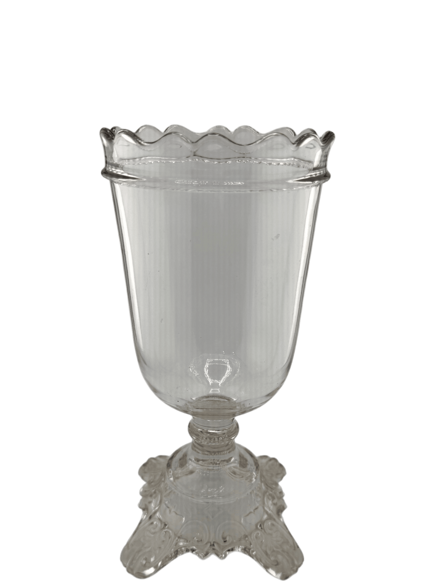 
                  
                    Antique Pressed Glass Trumpet Vases – Sold Individually - Curated Home Decor
                  
                