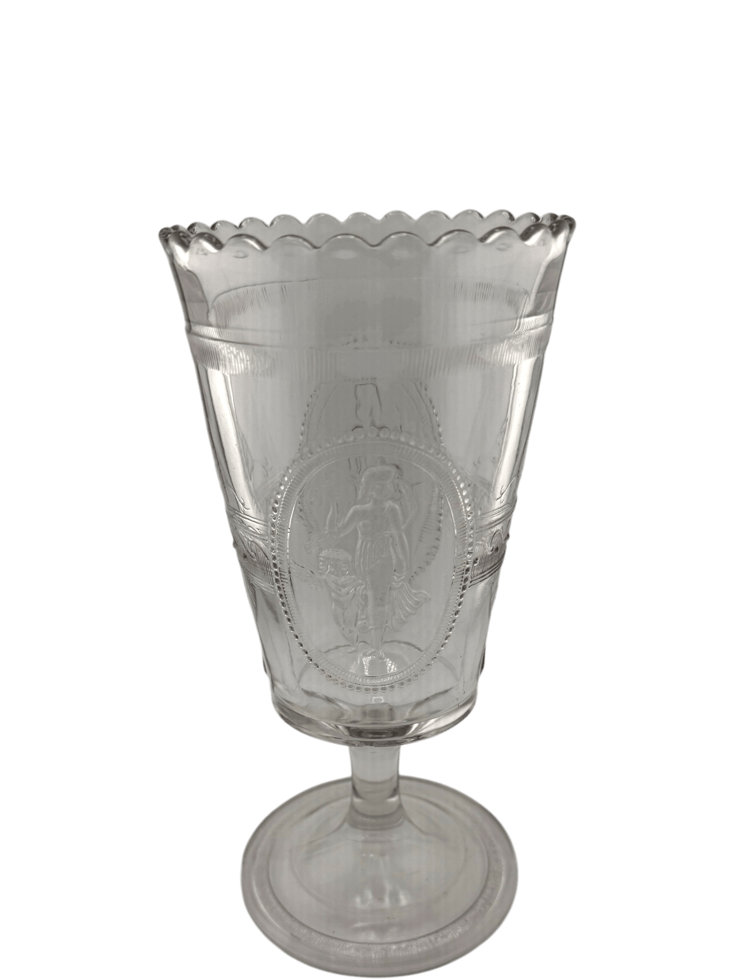 
                  
                    Antique Pressed Glass Trumpet Vases – Sold Individually - Curated Home Decor
                  
                