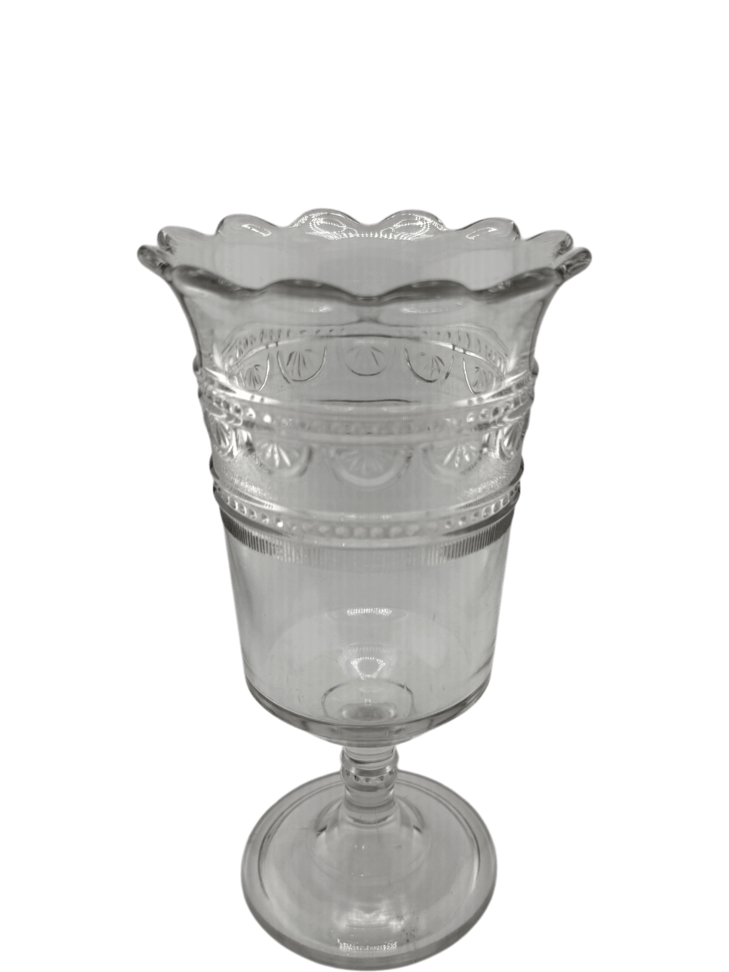 
                  
                    Antique Pressed Glass Trumpet Vases – Sold Individually - Curated Home Decor
                  
                