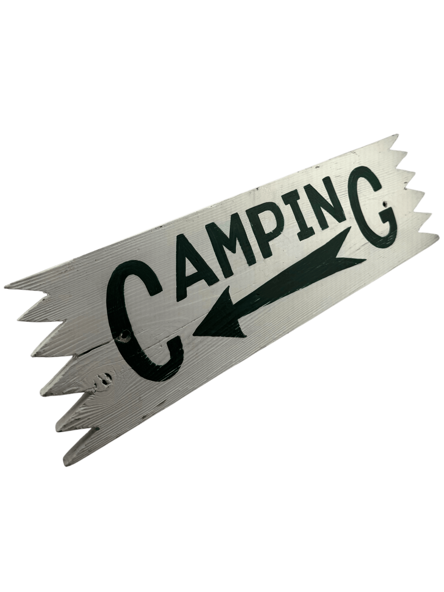 Vintage Wooden Camping Directional Sign - Curated Home Decor