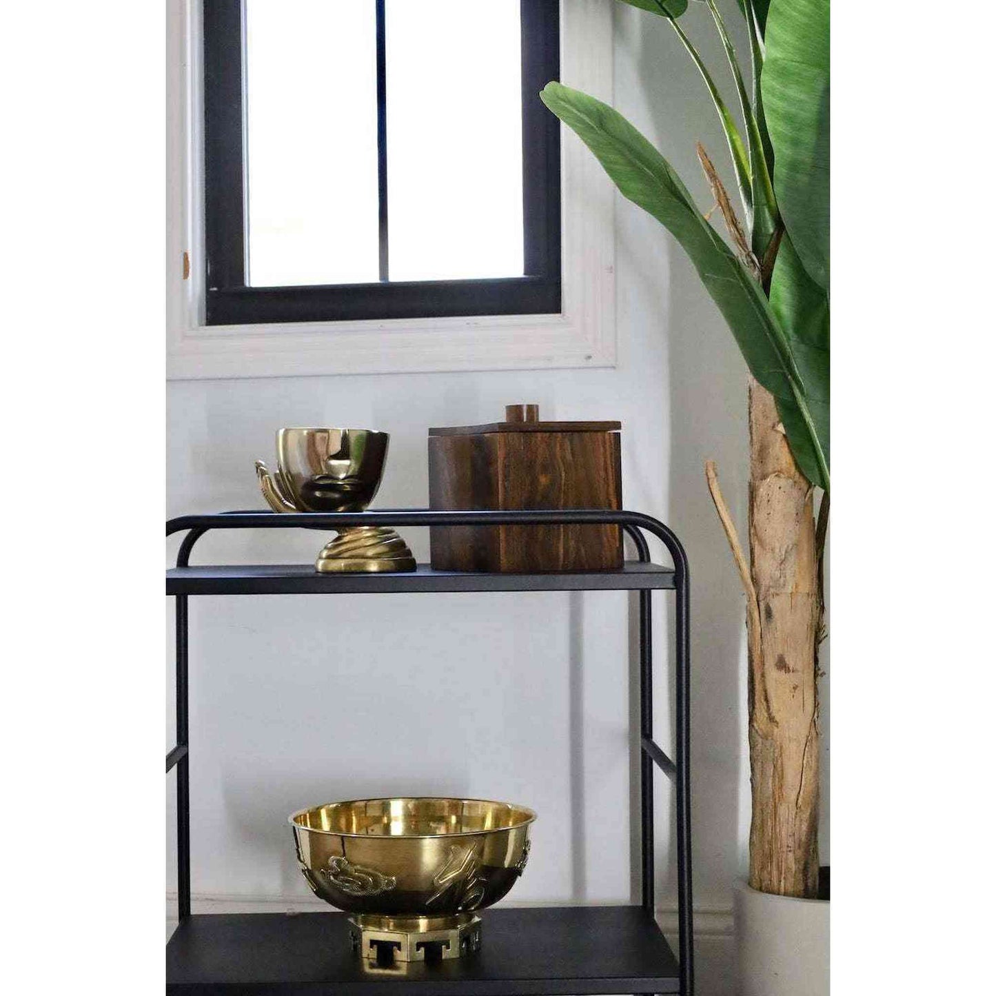
                  
                    Vintage 1970s Brass Serpent Bowl - Curated Home Decor
                  
                