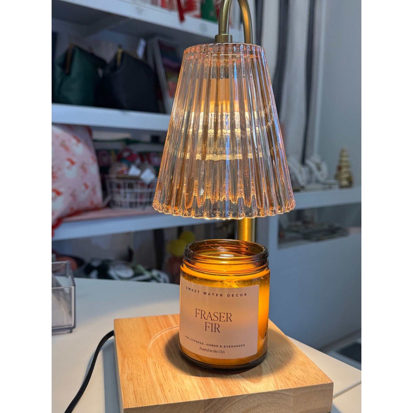 
                  
                    Glass Candle Warming Lamp - Curated Home Decor
                  
                