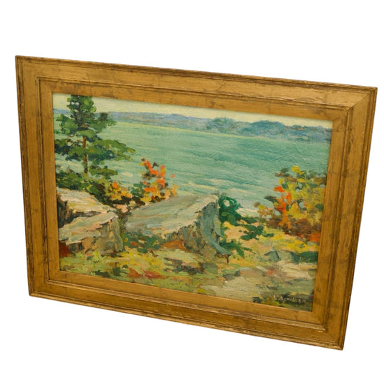 Vintage Original Framed Landscape Painting