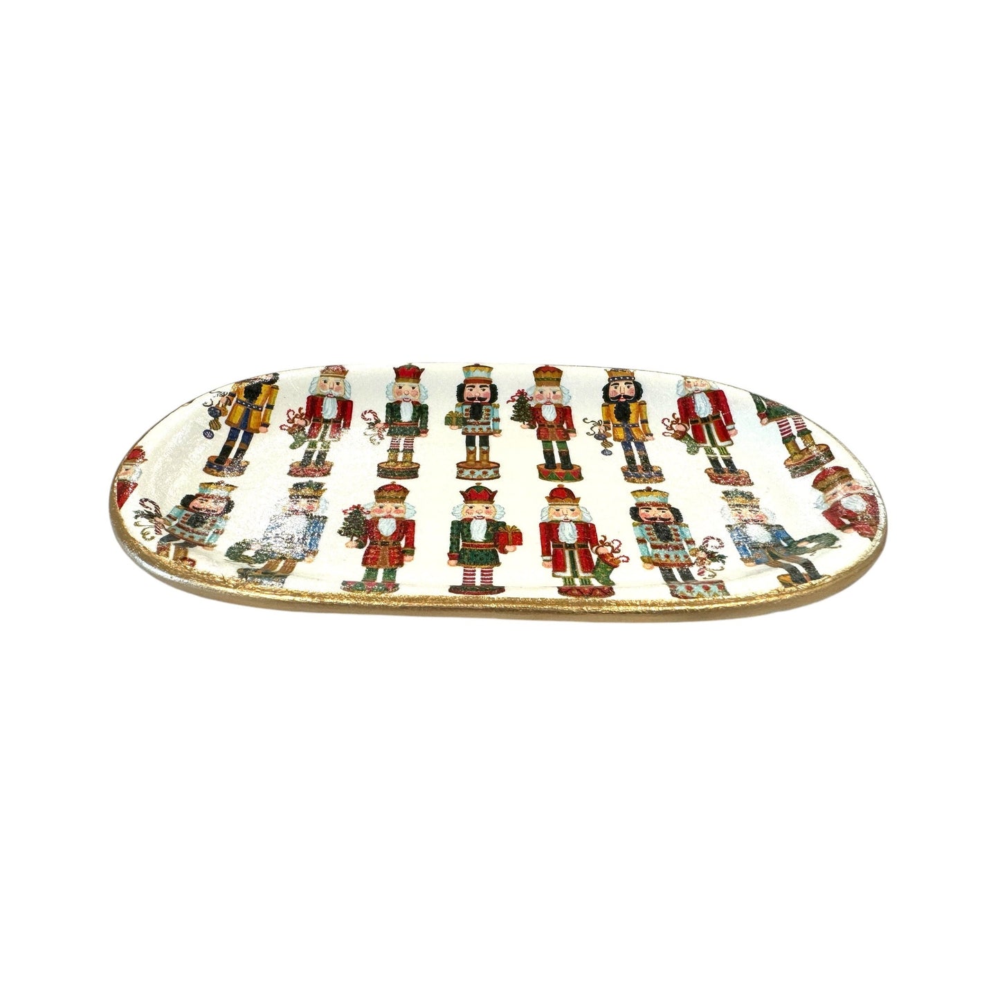 Christmas Ceramic Jewelry tray: Nutcracker Mix Large - Curated Home Decor