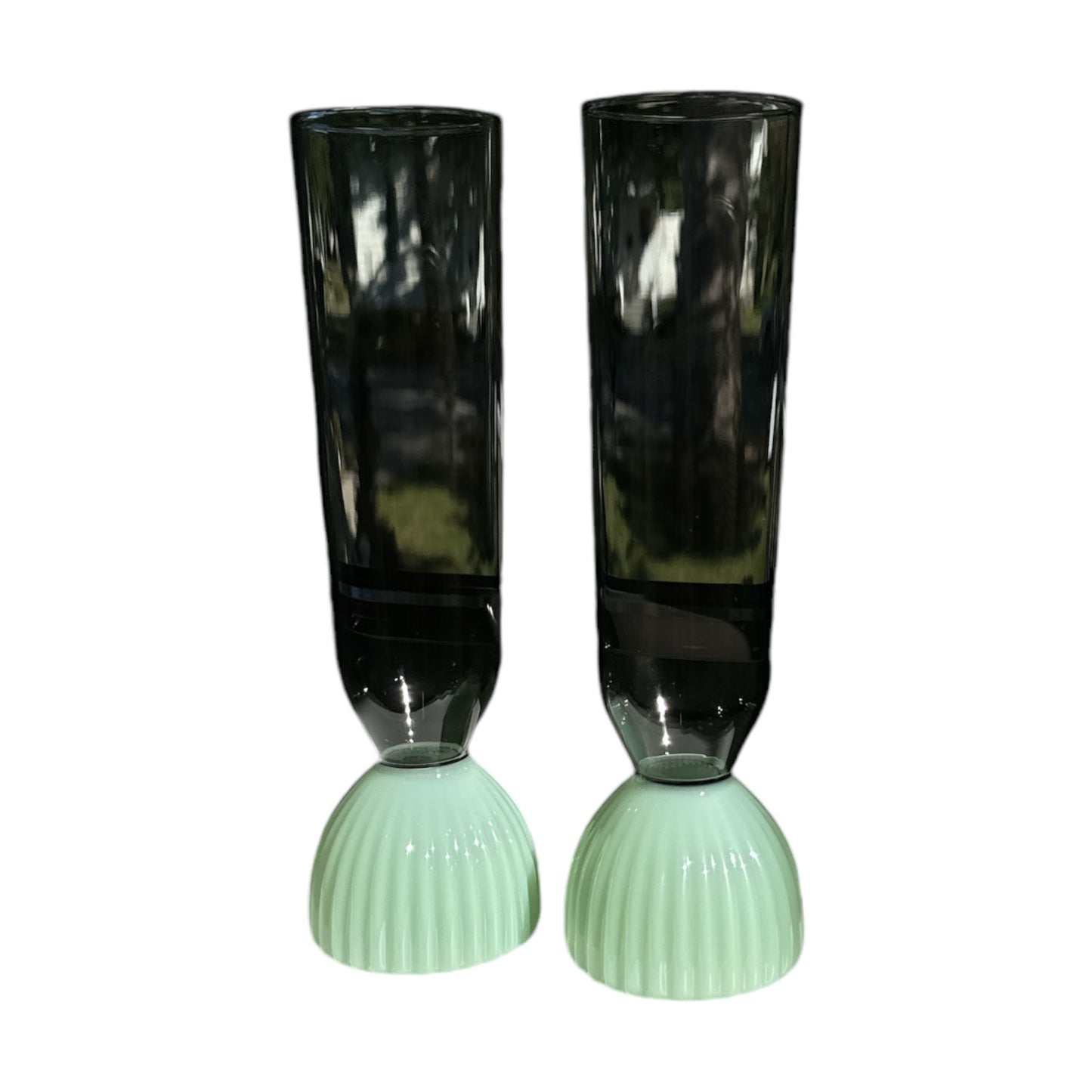 Jade Kairos Champagne Flute | Set of 2 - Curated Home Decor