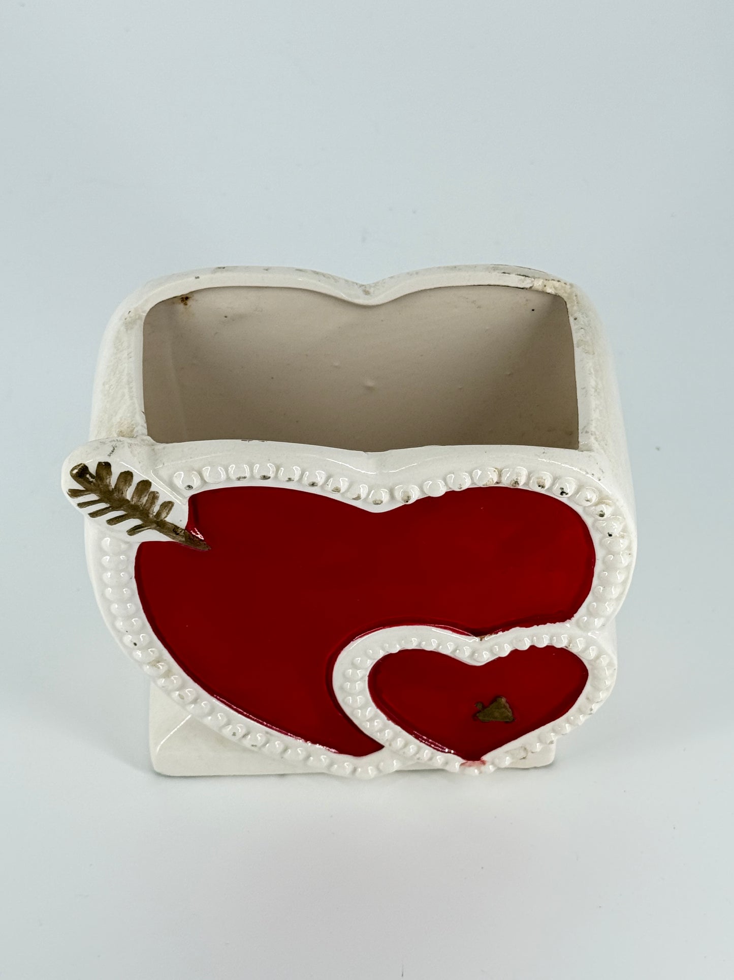 Vintage Heart Vase by Lark Brand
