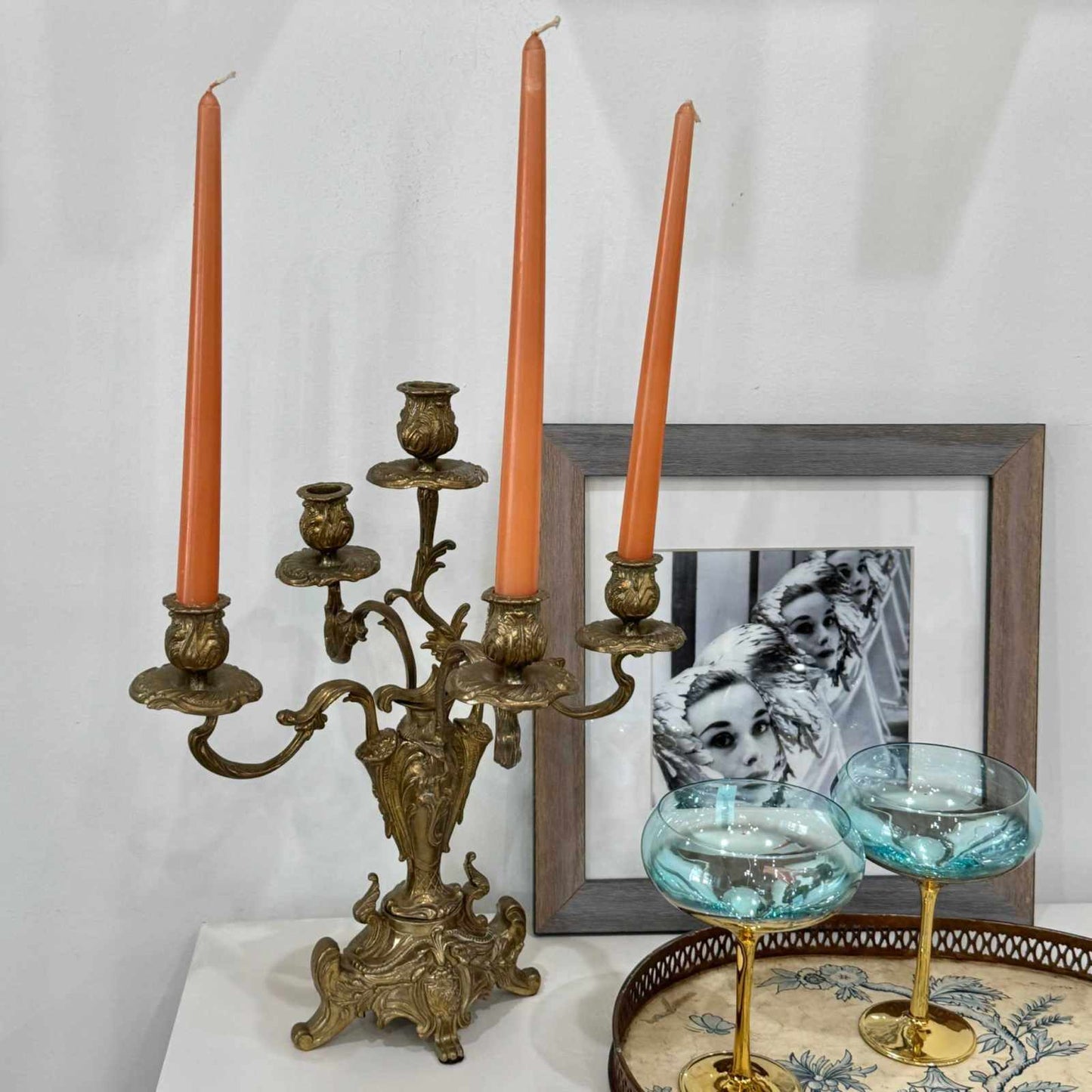 
                  
                    Gilded Bronze Candelabra - Curated Home Decor
                  
                