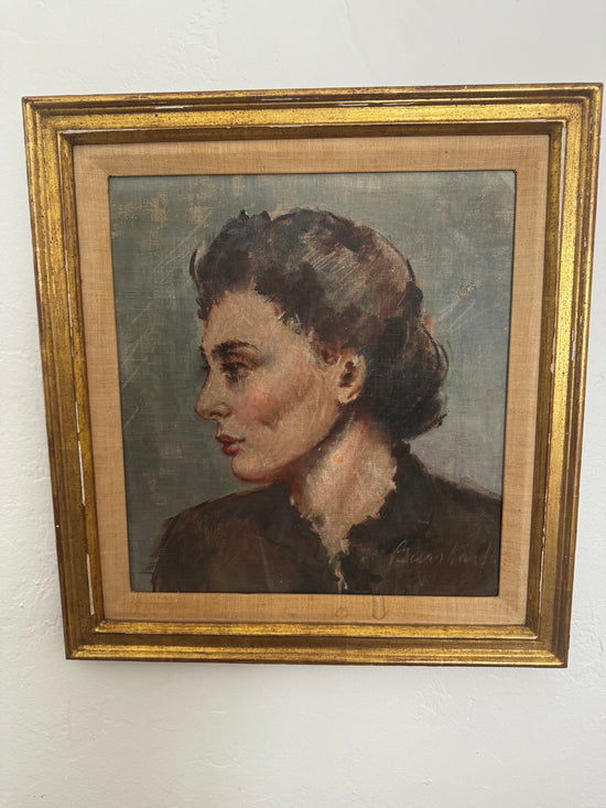 Vintage Oil Painting, Portrait of Lady - Curated Home Decor