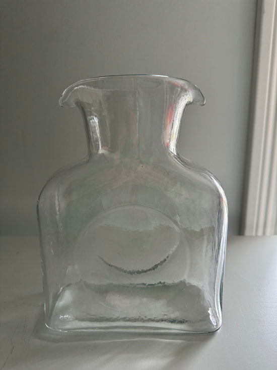 Vintage Style Blenko MCM Glass Water Bottle