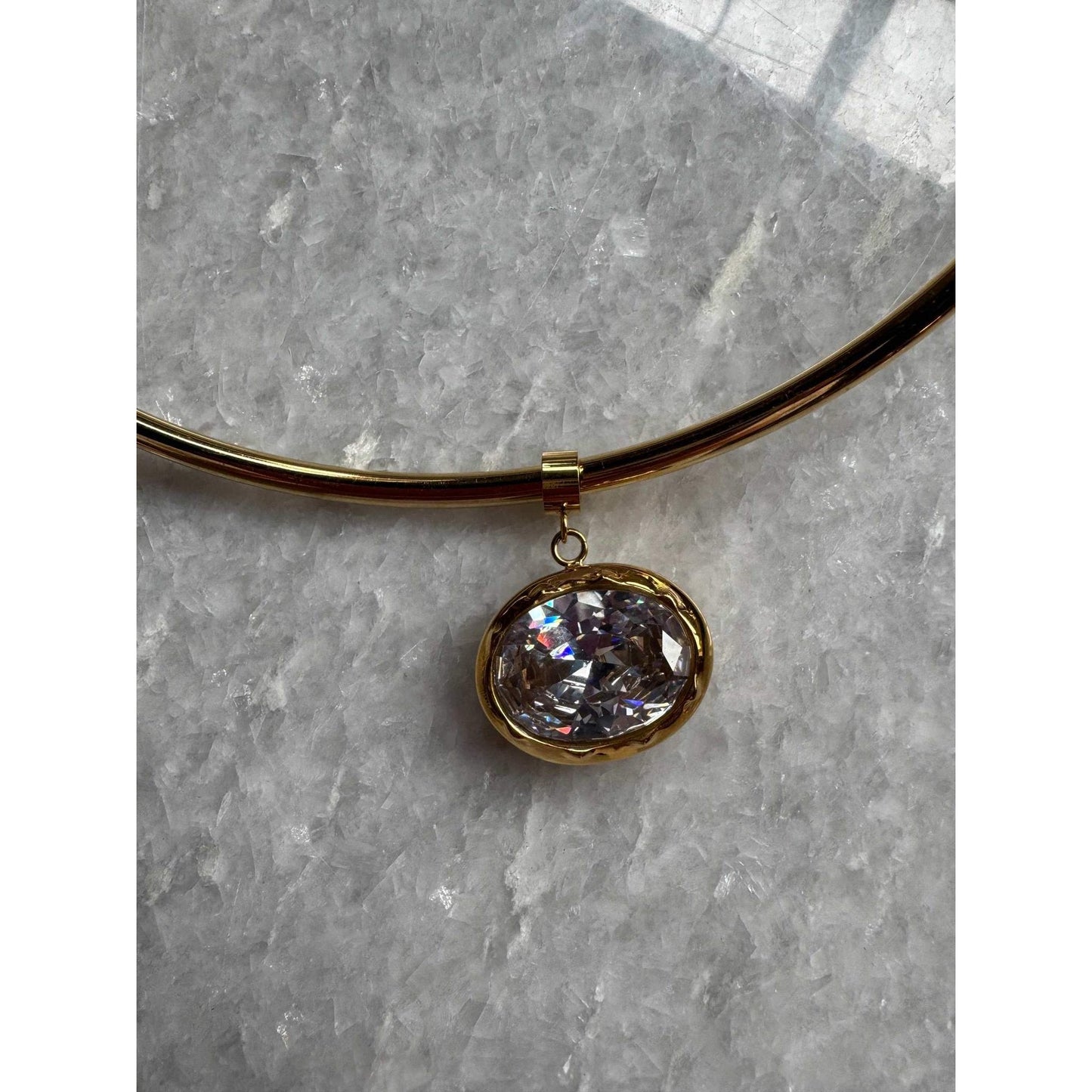 
                  
                    Gold Plated Collar Necklace - Curated Home Decor
                  
                