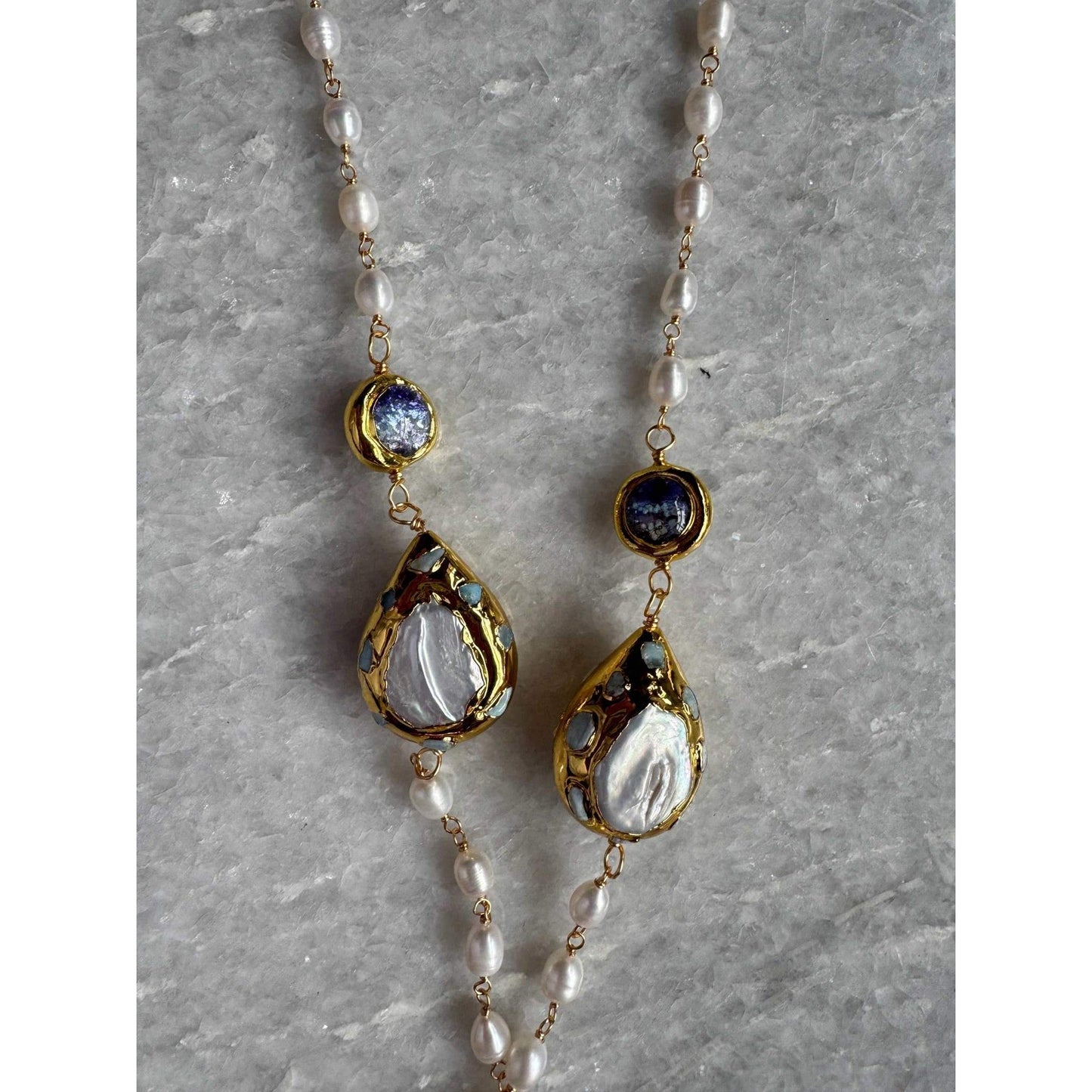 
                  
                    Long Beaded Necklace - Curated Home Decor
                  
                