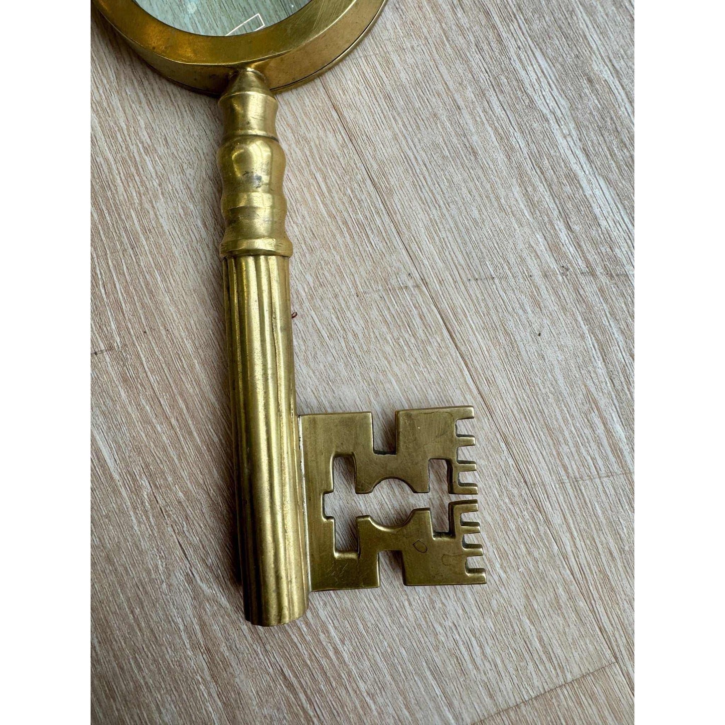 
                  
                    Vintage Brass Magnifying Glass Object - Curated Home Decor
                  
                