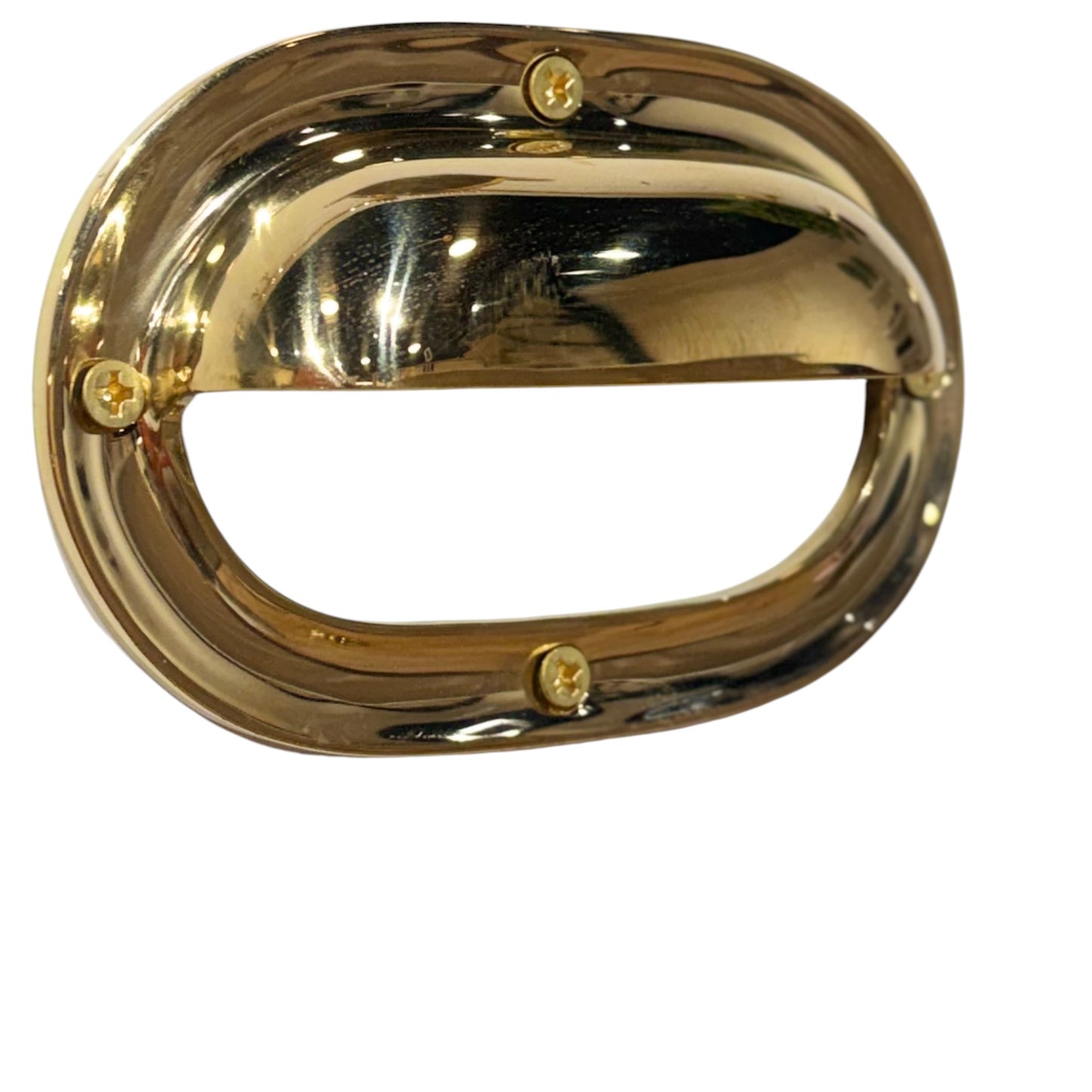 
                  
                    Cupped Solid Unlacquered Brass Bin Pull, 5" – Vintage Cabinet Hardware - Curated Home Decor
                  
                