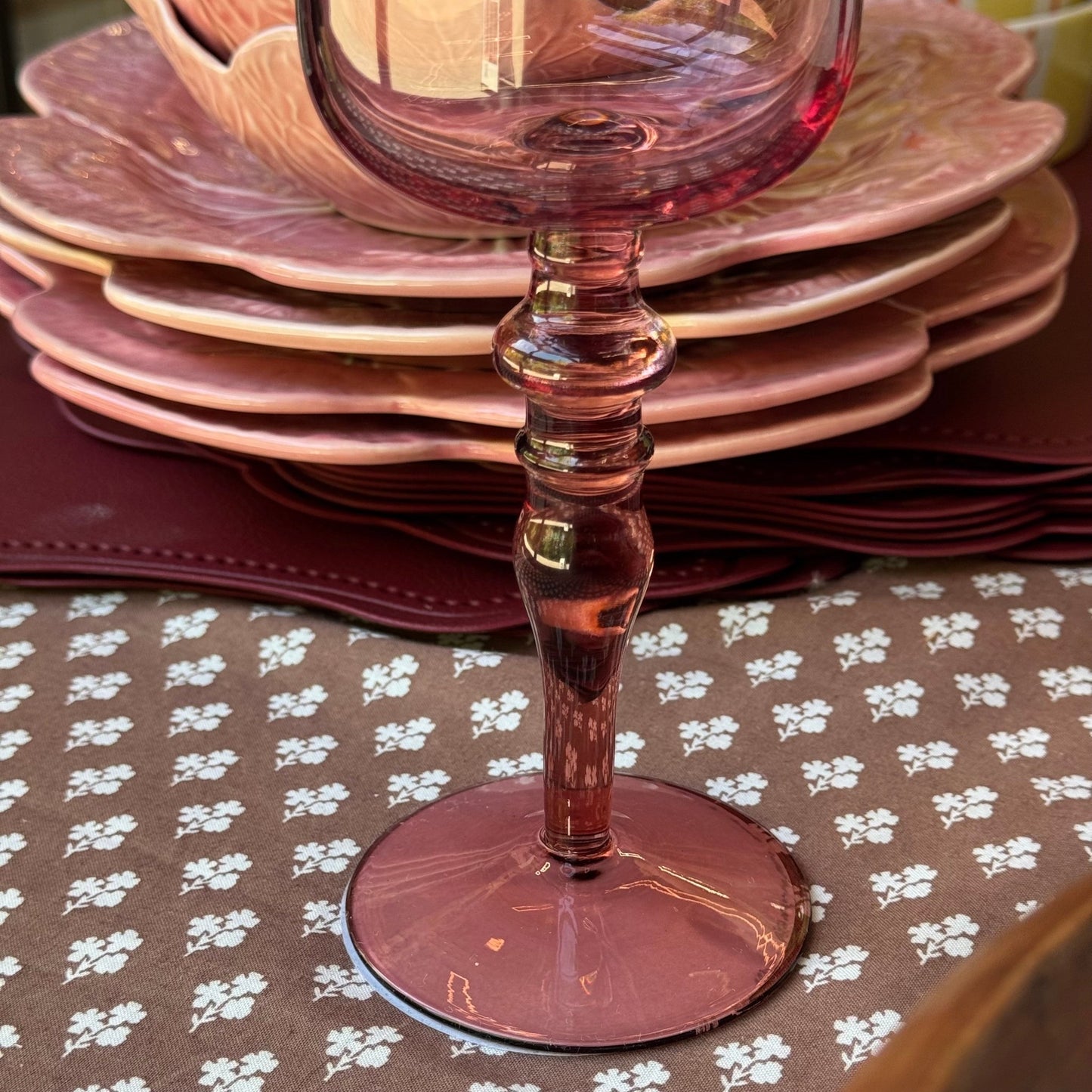 
                  
                    17oz Two - Tone Pink & Rust Wine Glass - Curated Home Decor
                  
                