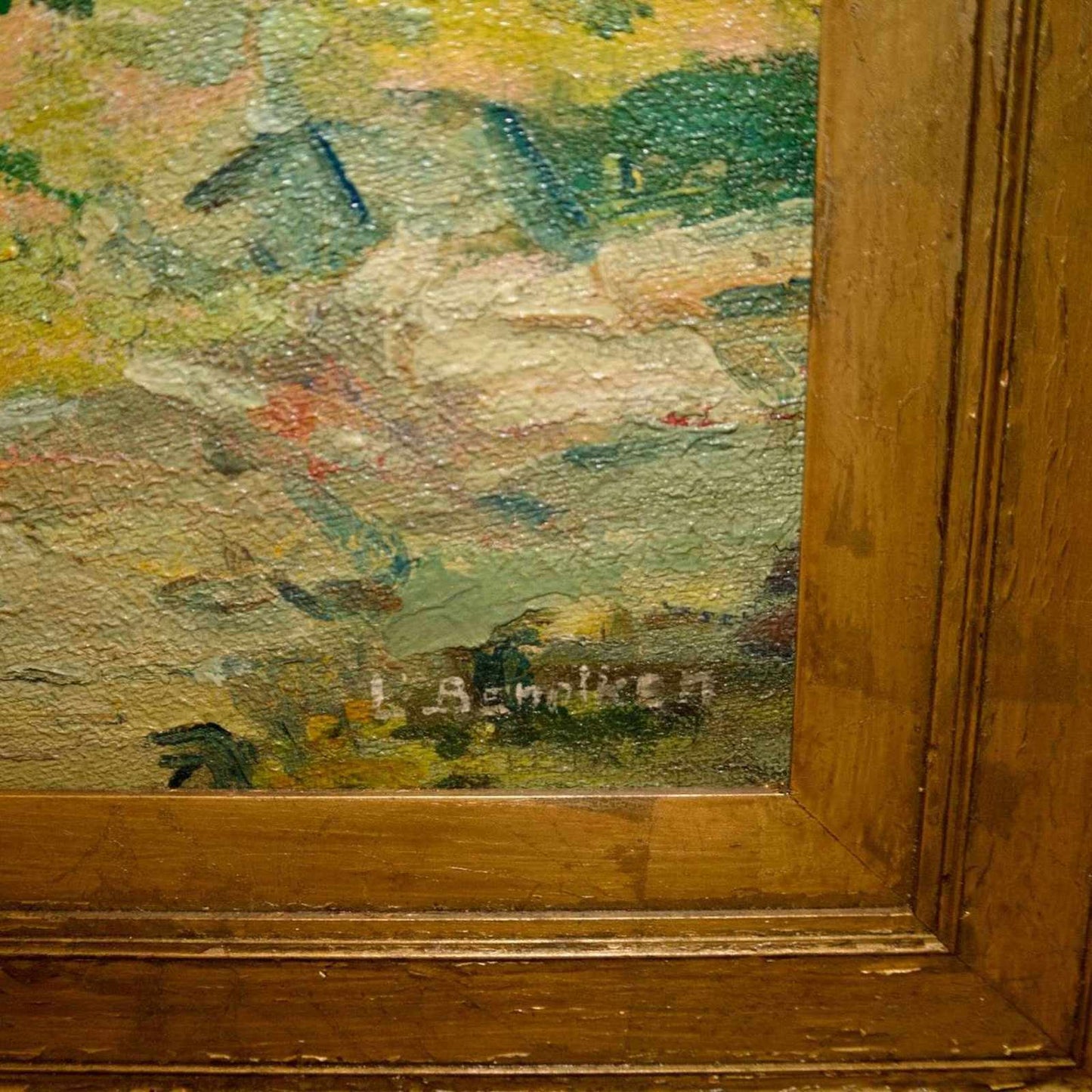 
                  
                    Original Art Landscape Oil Painting by Lenore Benolken – Framed - Curated Home Decor
                  
                