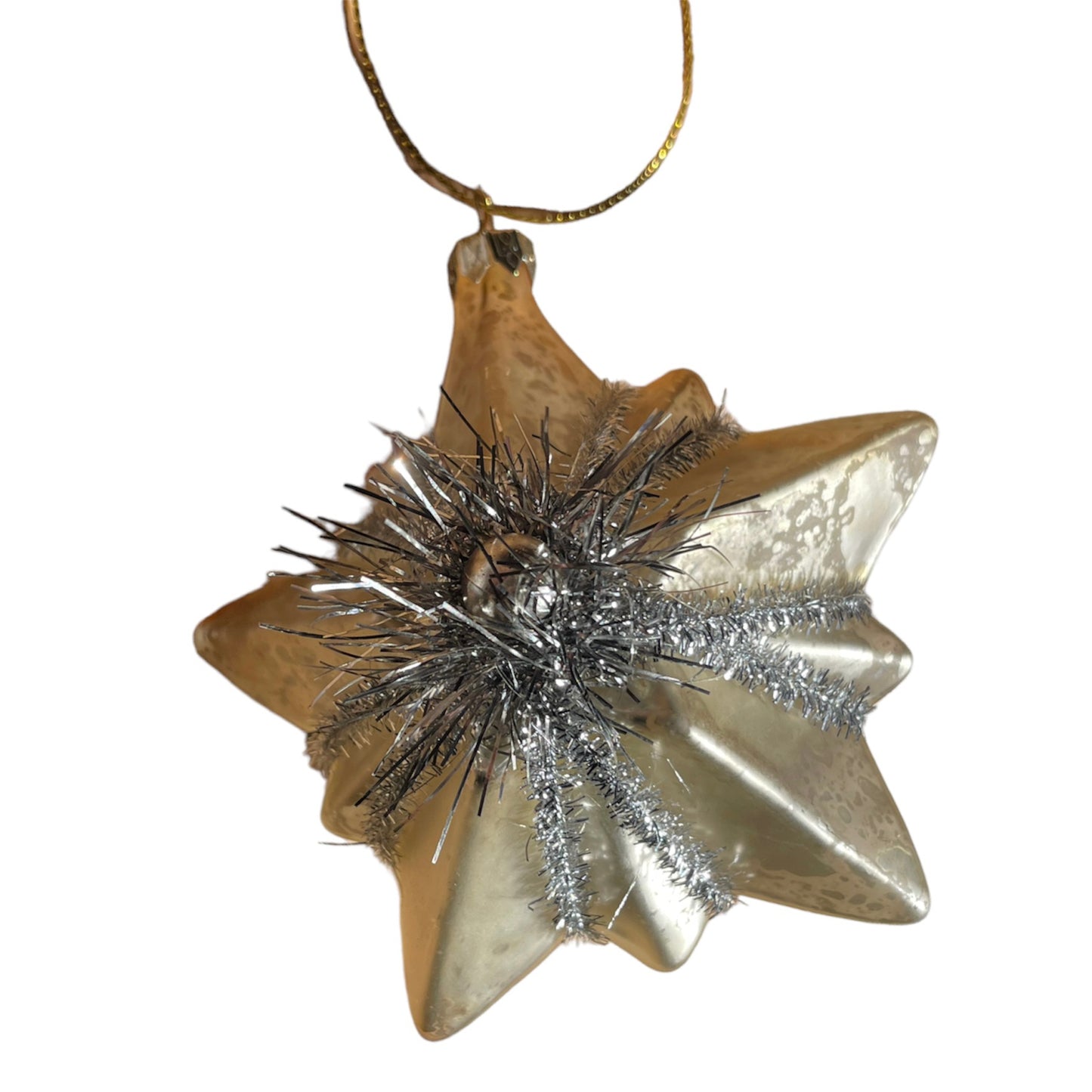 Tinsel Starburst Ornament
