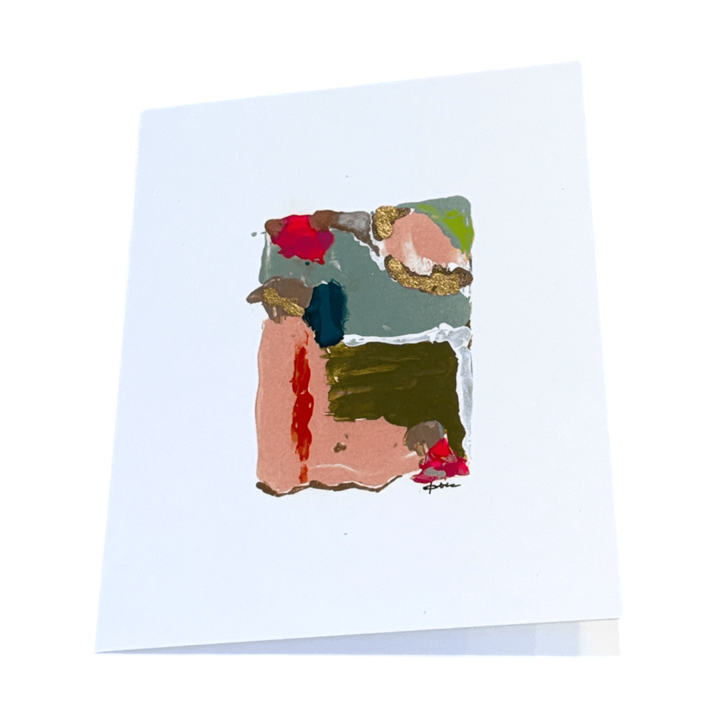 Set of 6 original art greeting cards with envelopes featuring paintings by Gabriela Grbic, 4.25" x 5.5"