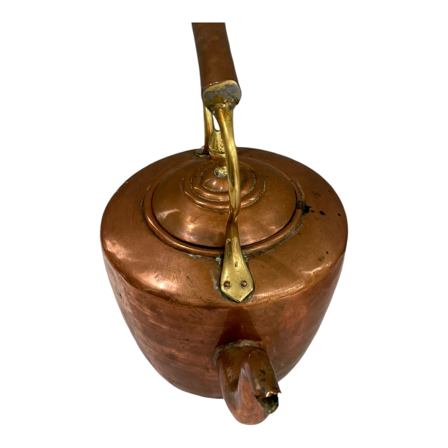 Antique Copper Tea Pot 12" - Curated Home Decor