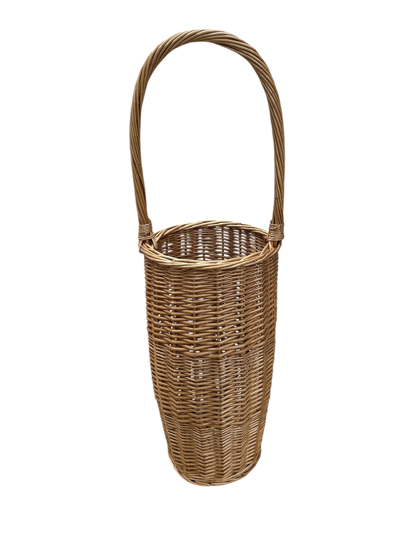 Modern Wicker Umbrella Stand with Comfortable Handle