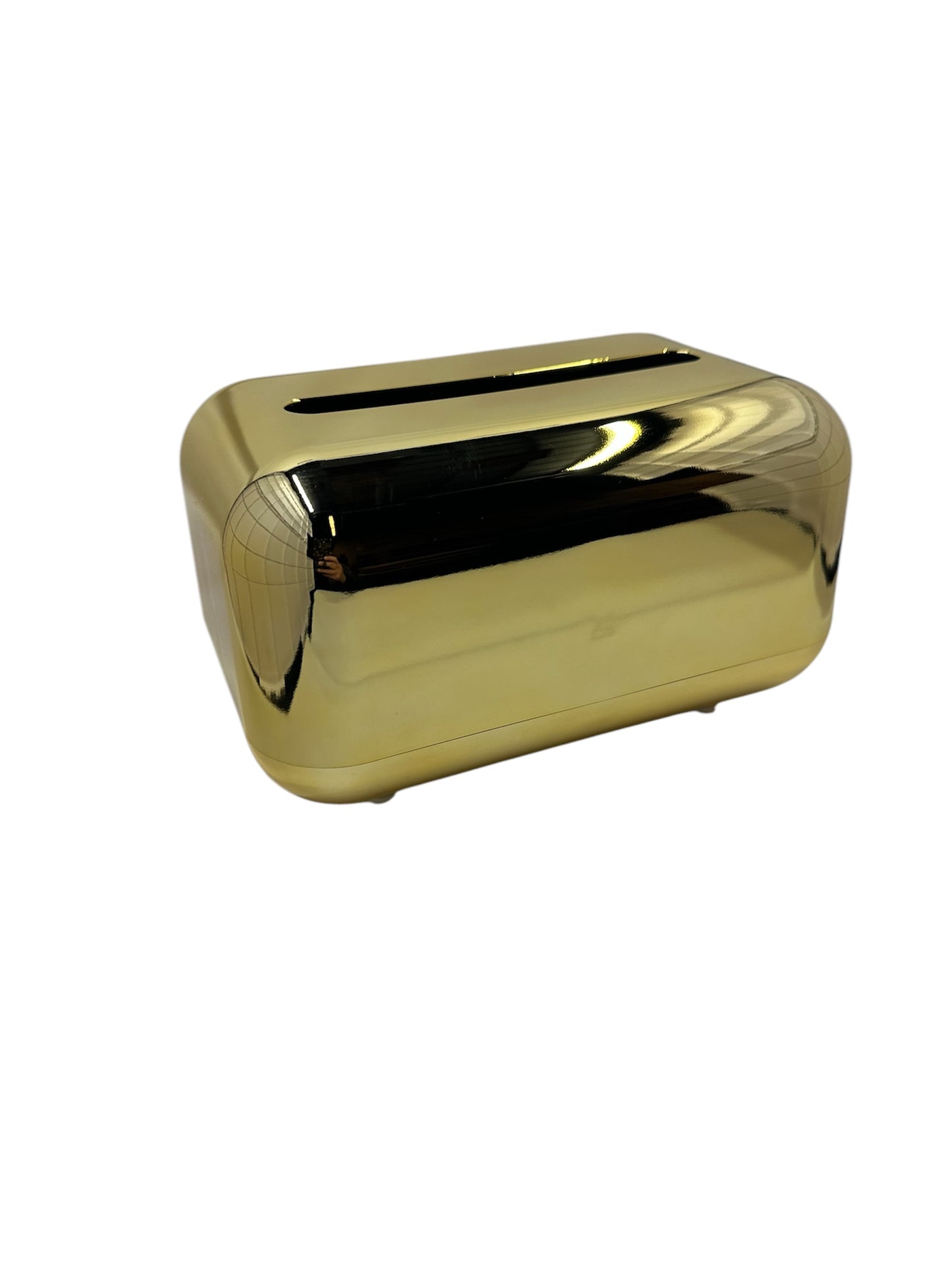 Gold Footed Napkin Holder - Curated Home Decor