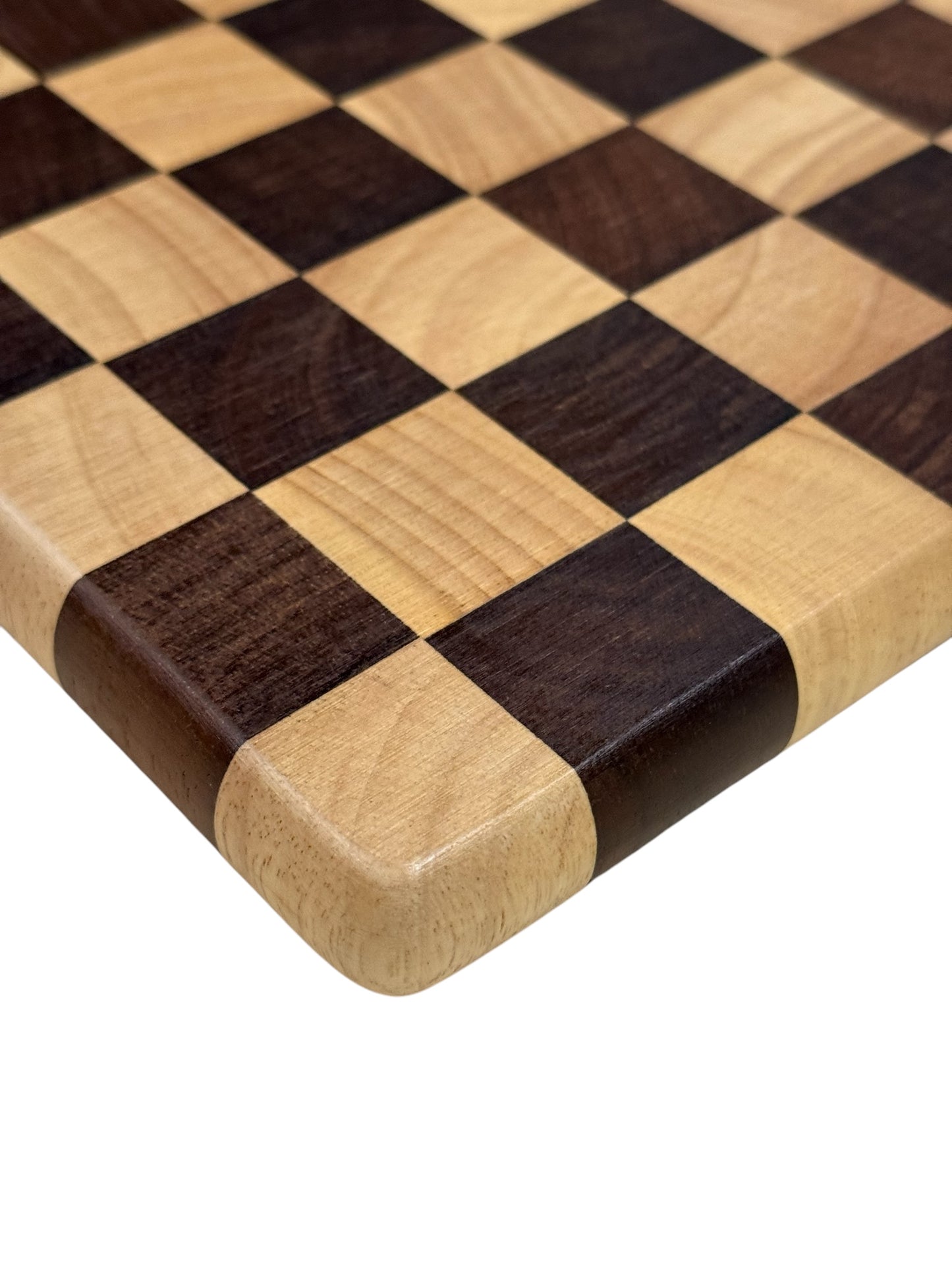 Checked Solid Wood Cutting Board - Curated Home Decor
