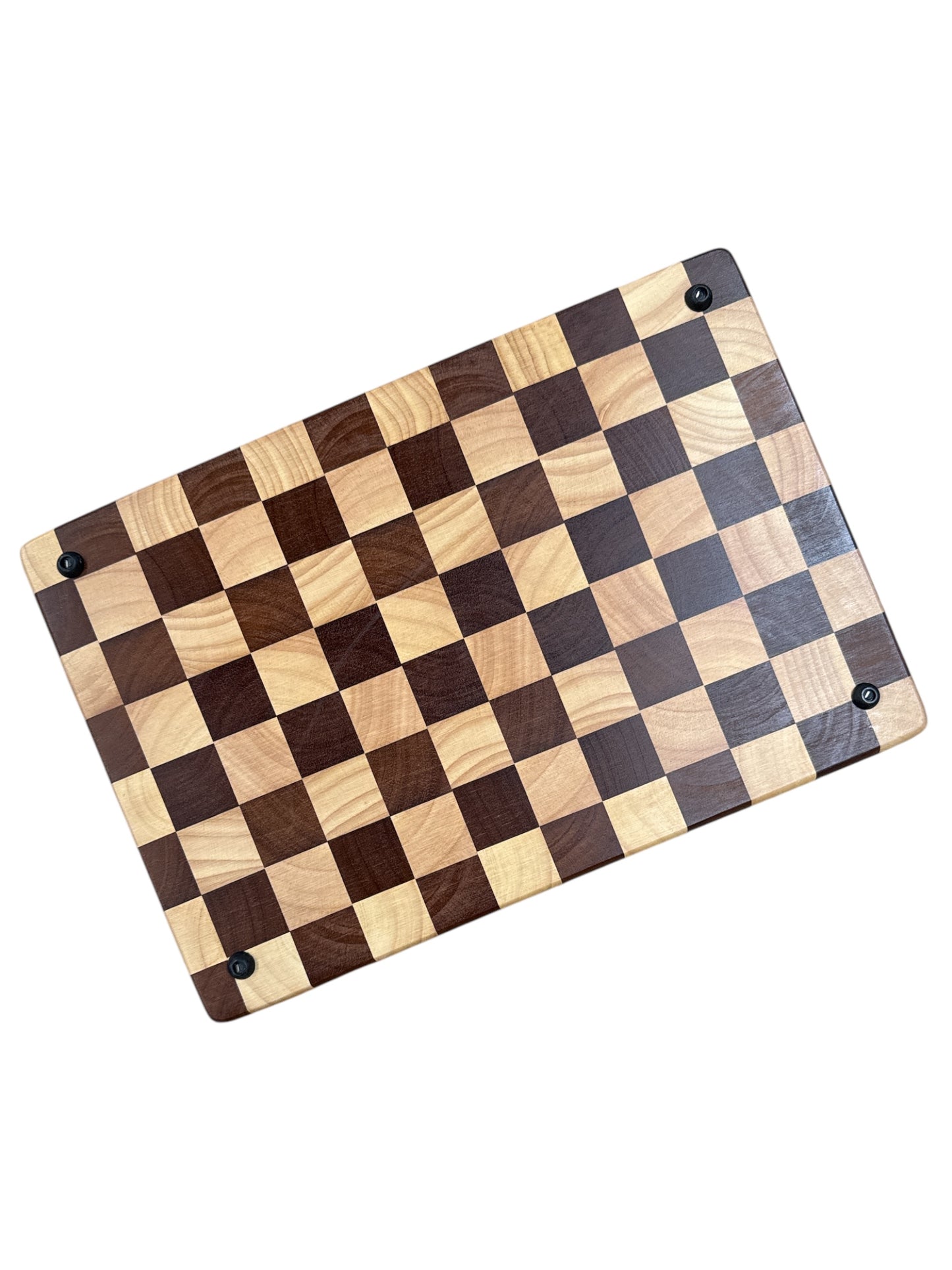 Checked Solid Wood Cutting Board - Curated Home Decor