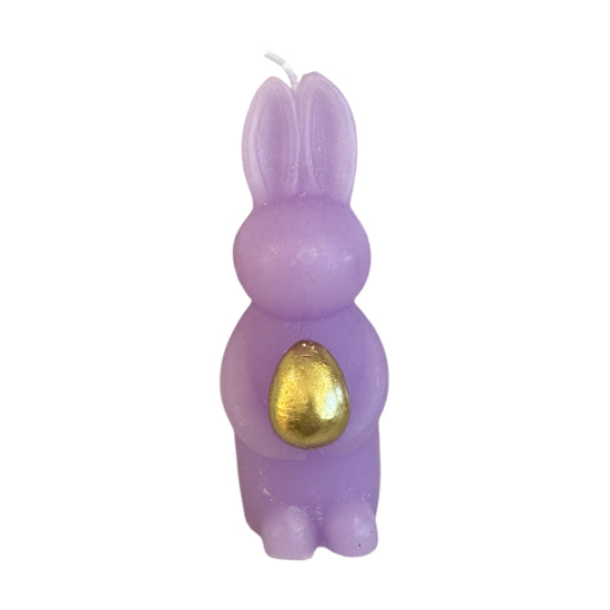 Bunny w/ Golden Egg Candle