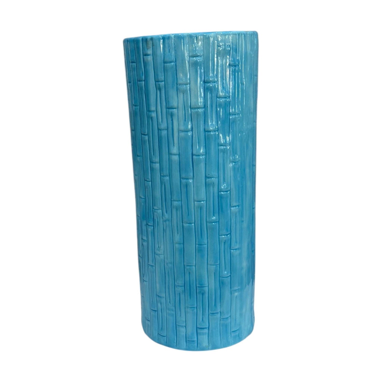 
                  
                    Vintage Blue Bamboo Umbrella Stand - Curated Home Decor
                  
                