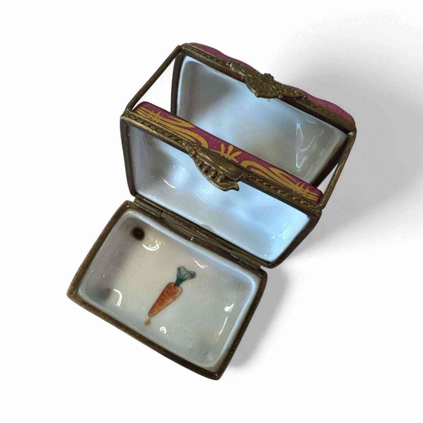 
                  
                    Hand Painted Limoges Fruit Stand Trinket Box - Curated Home Decor
                  
                