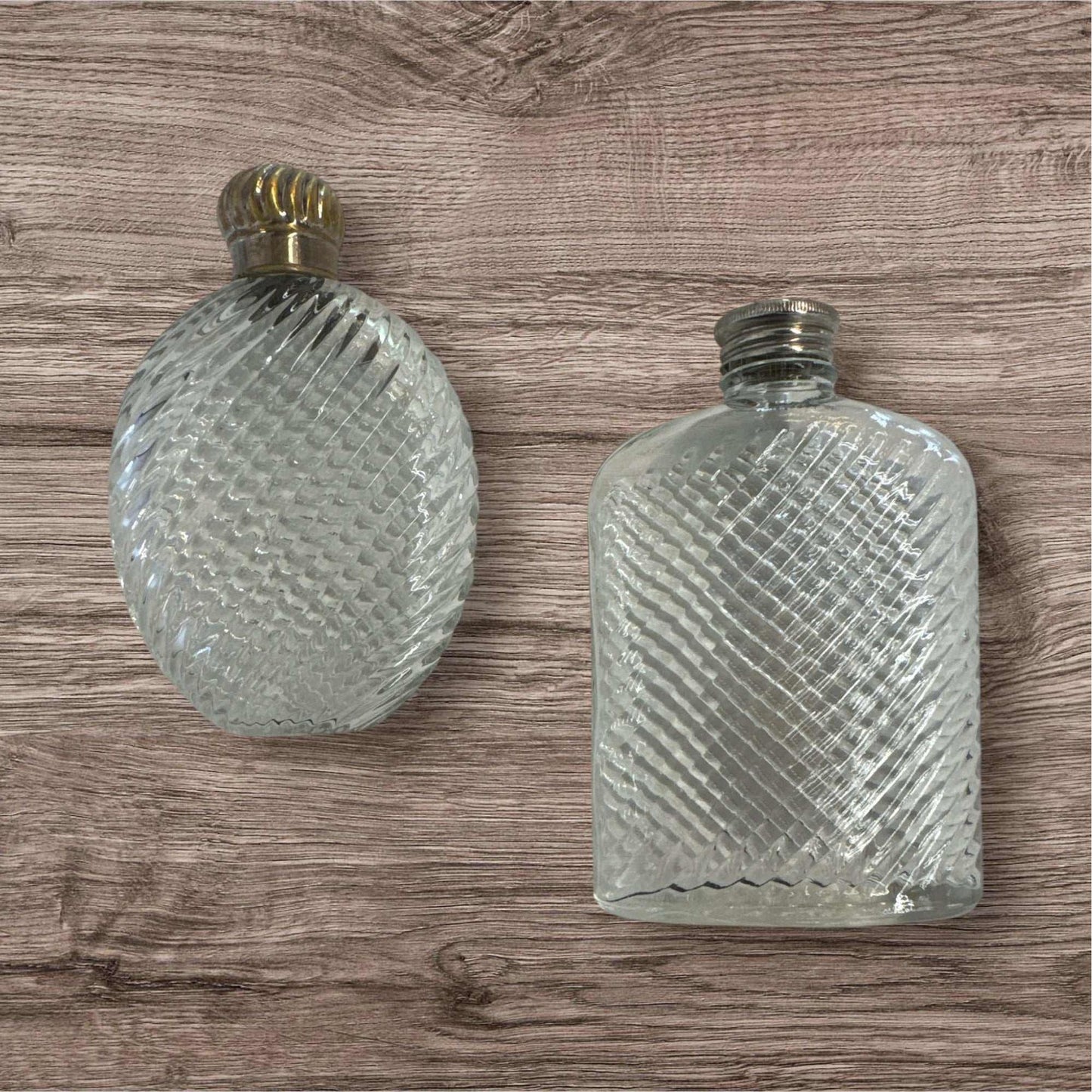 
                  
                    Antique Sterling Silver Flasks (c.1800s) - Curated Home Decor
                  
                