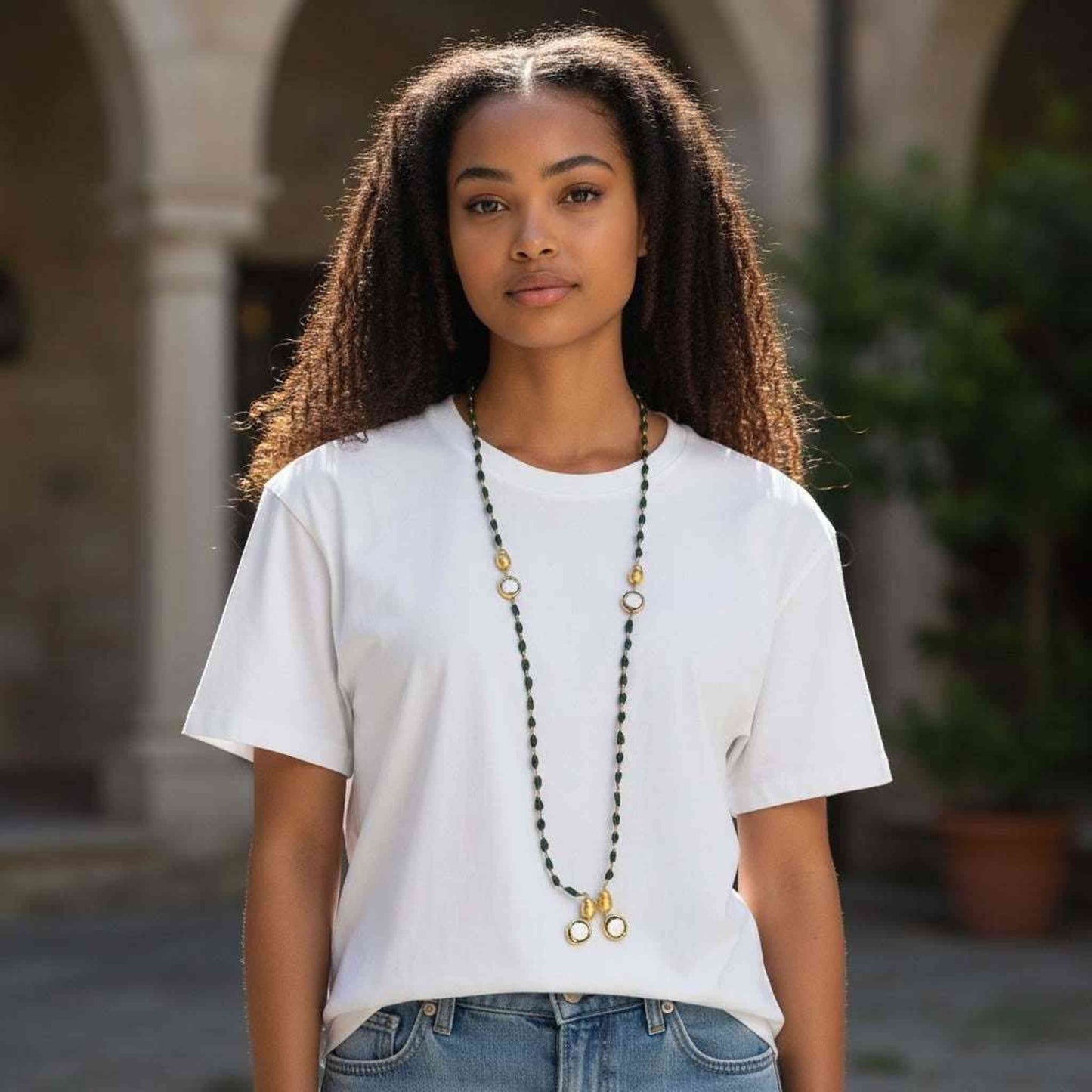 
                  
                    Long Beaded Necklace - Curated Home Decor
                  
                